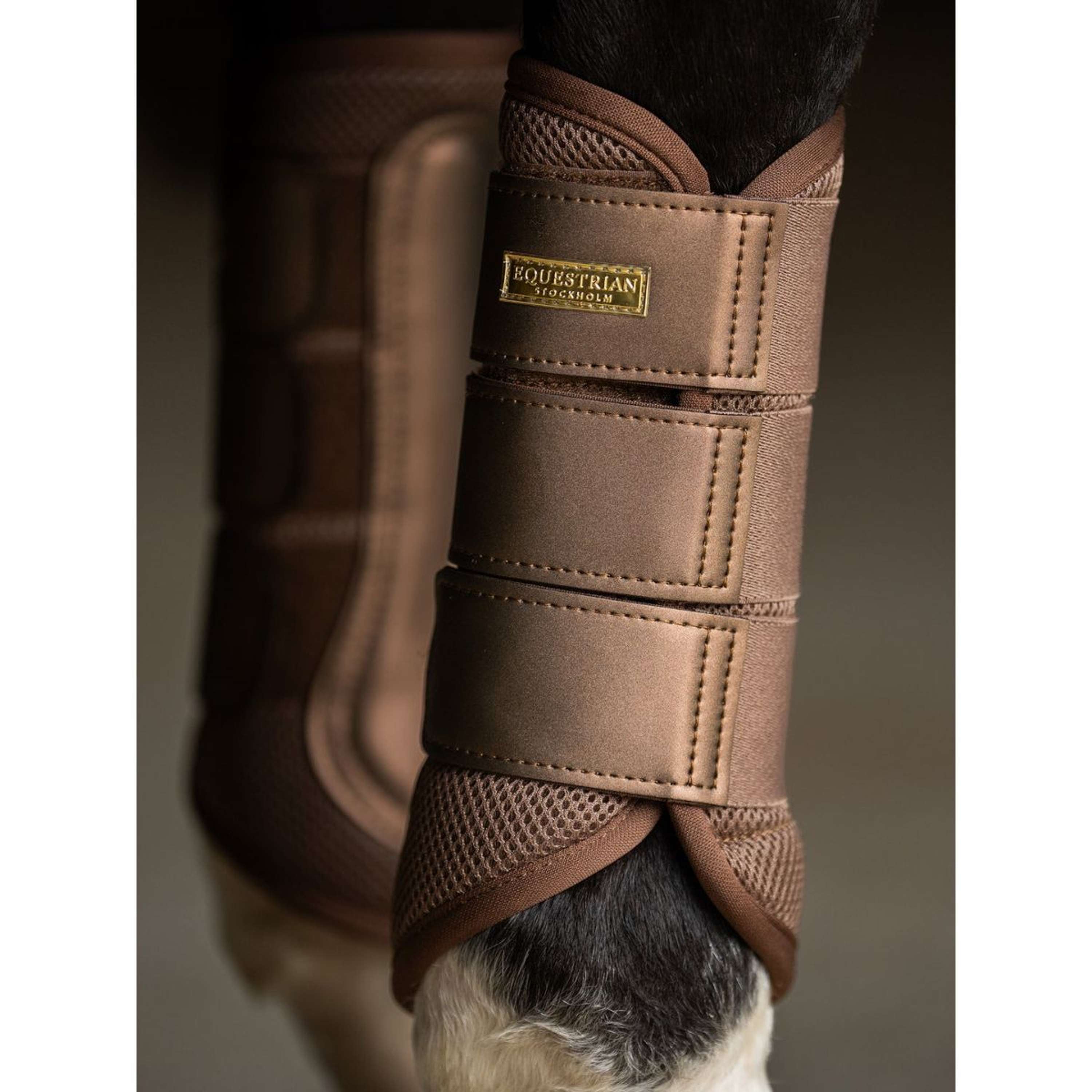Equestrian Stockholm Ochraniacze Classic Mesh Champagne
