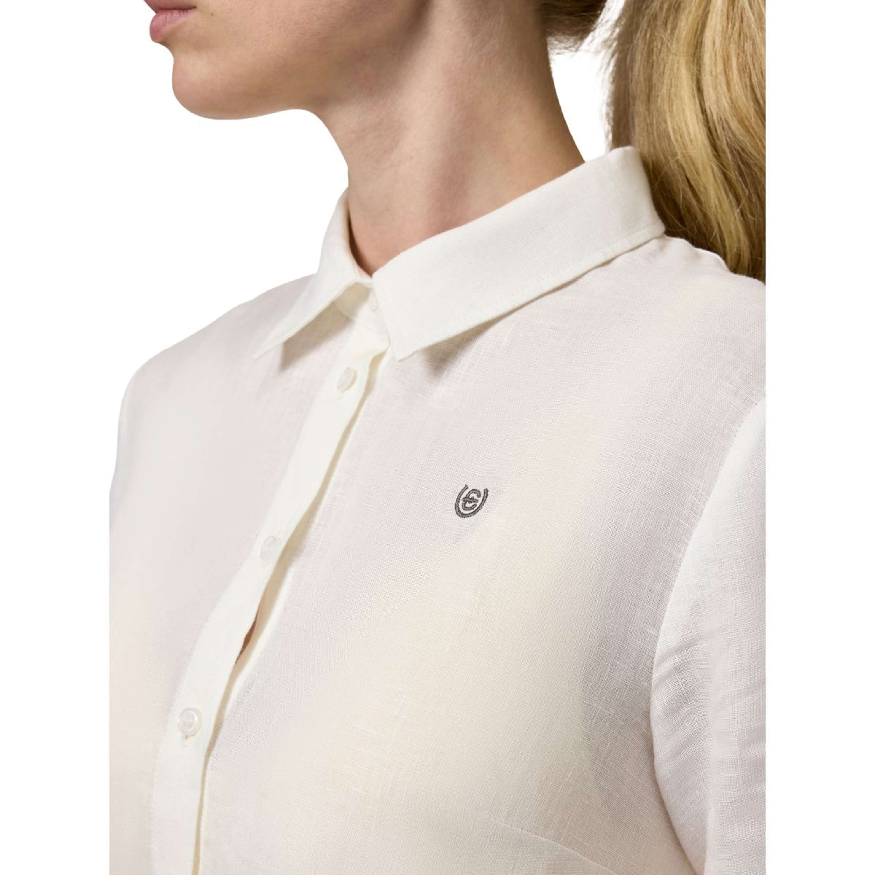 Equestrian Stockholm Koszulka Linen Biały