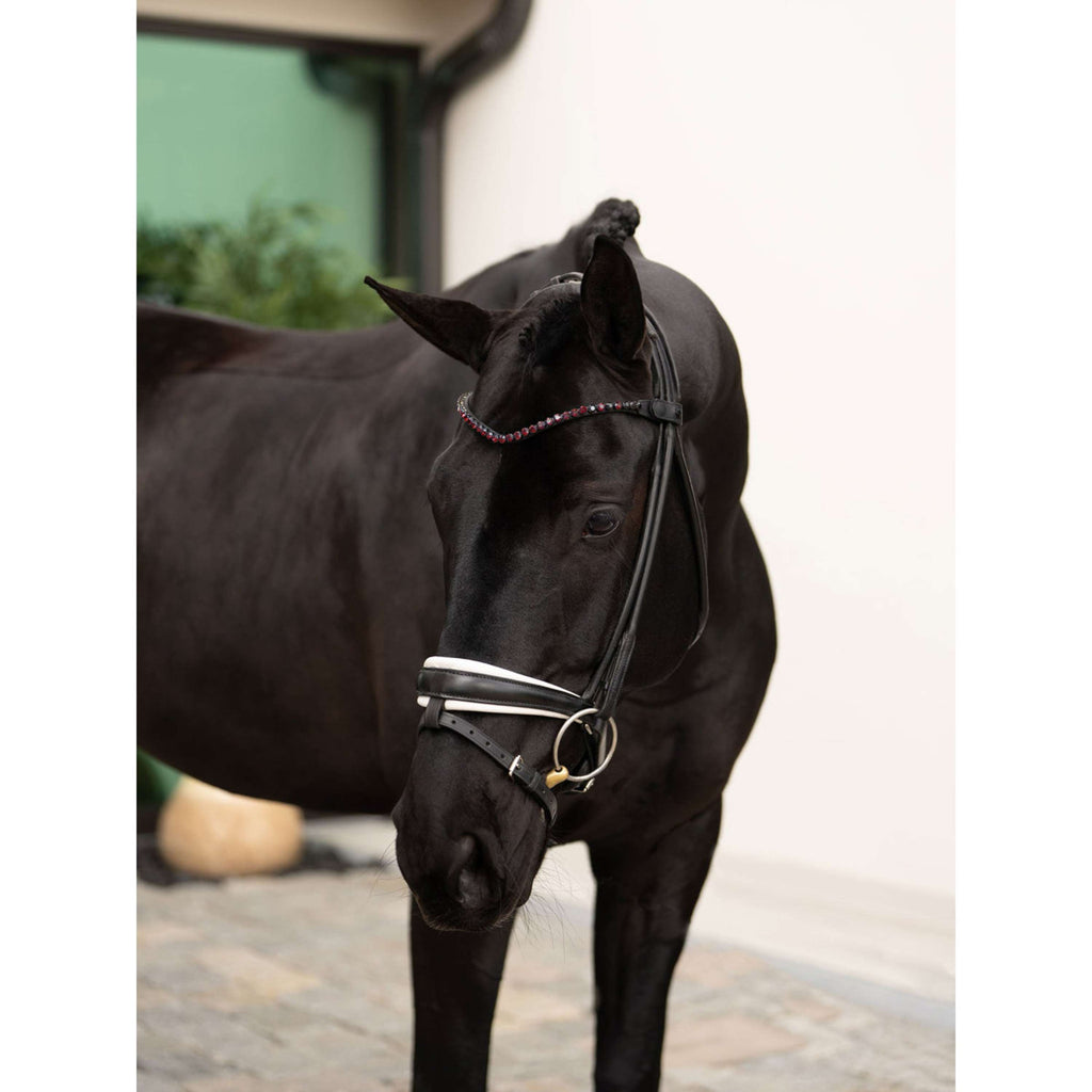 Equestrian Stockholm Naczółek Faded 8mm Merlot