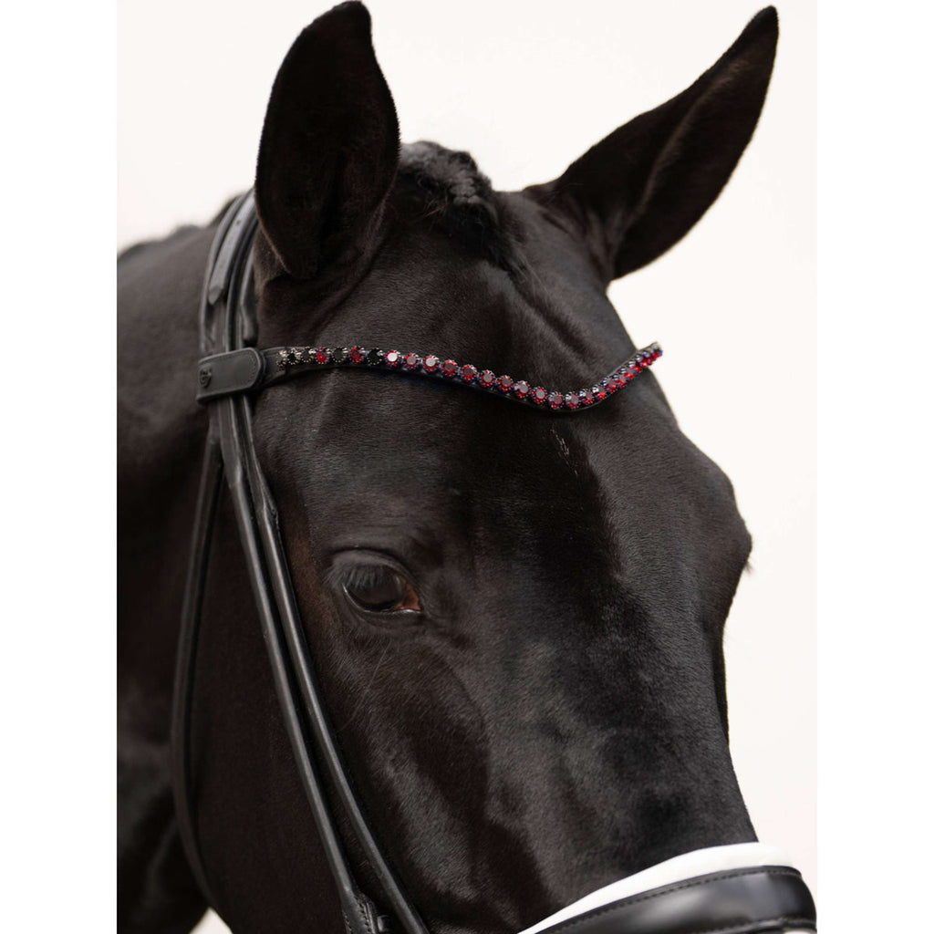 Equestrian Stockholm Naczółek Faded 8mm Merlot