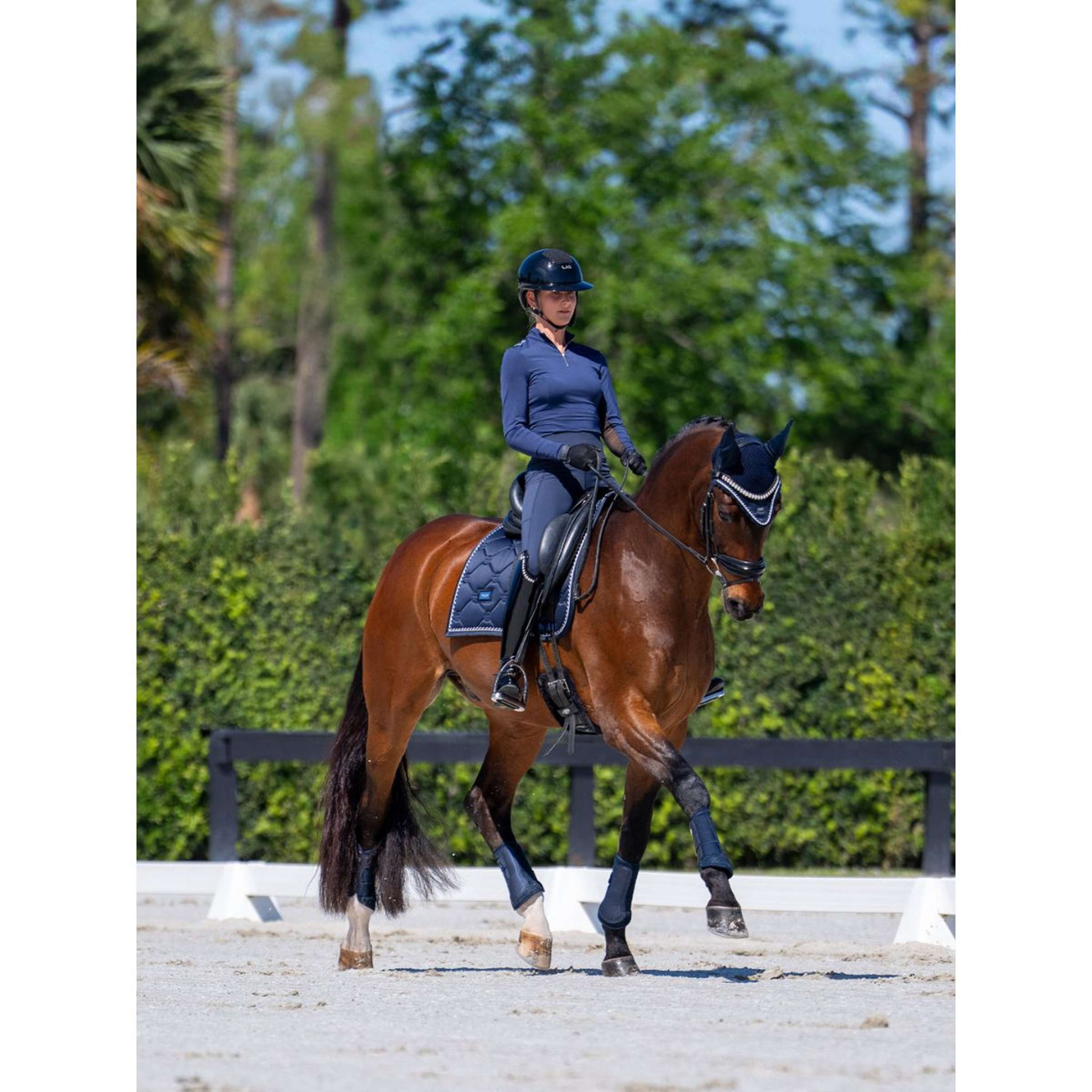 Equestrian Stockholm Ochraniacze Classic Mesh Midnight Blue