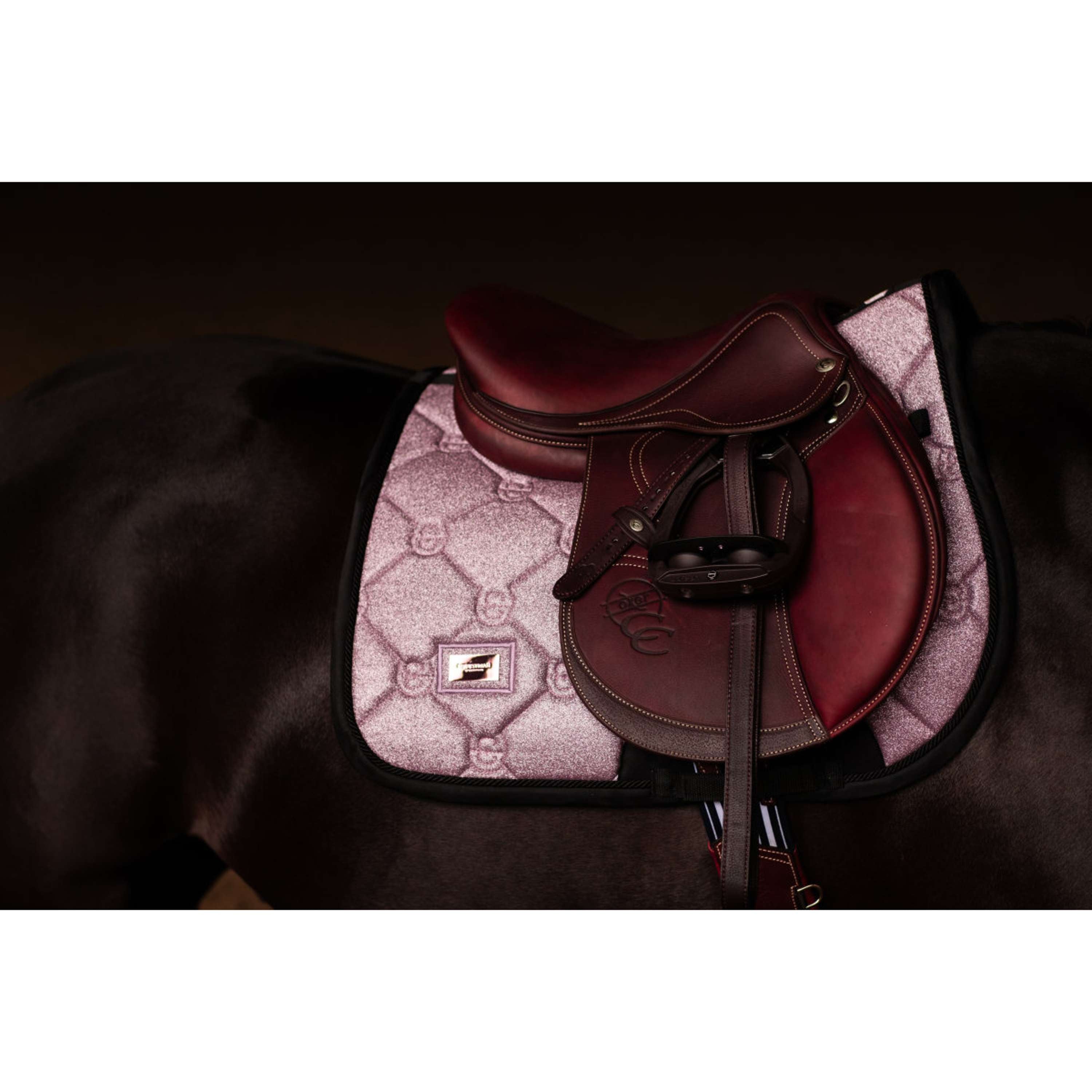 Equestrian Stockholm Potnik Do Skoków Pink Glimmer