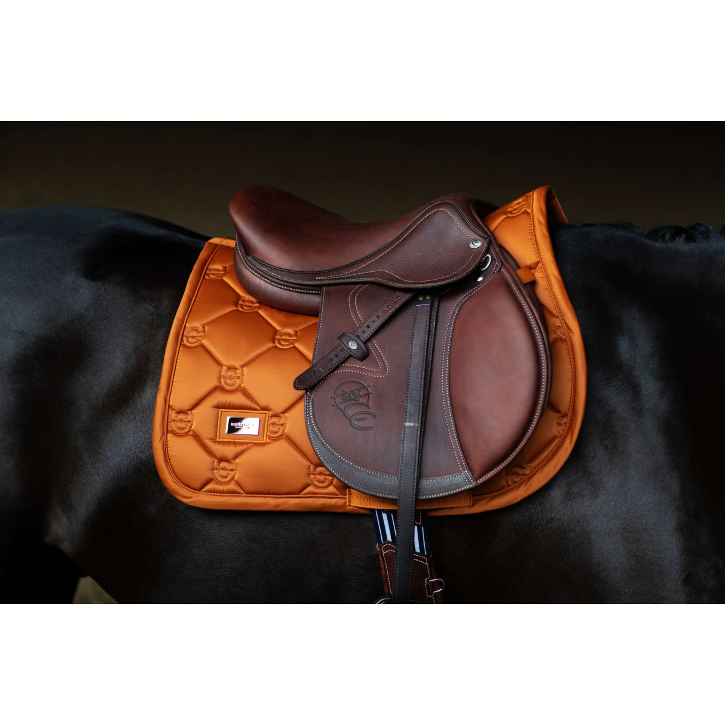 Equestrian Stockholm Potnik Satyna Skoki Chestnut