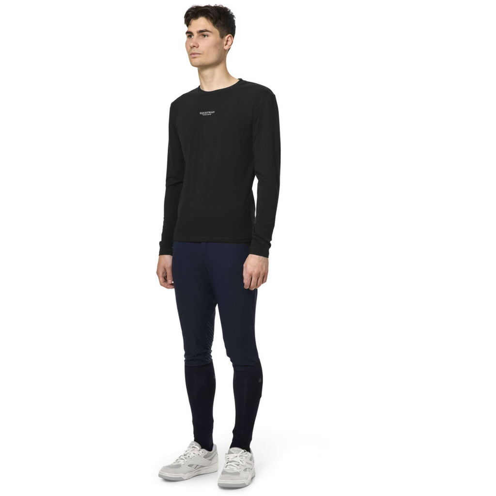 Equestrian Stockholm Koszulka Soft Cotton Męski Czarny