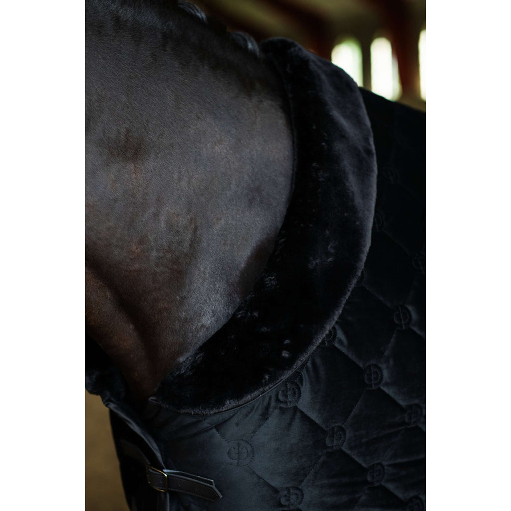 Equestrian Stockholm Derka polarowa aksamitna czarna