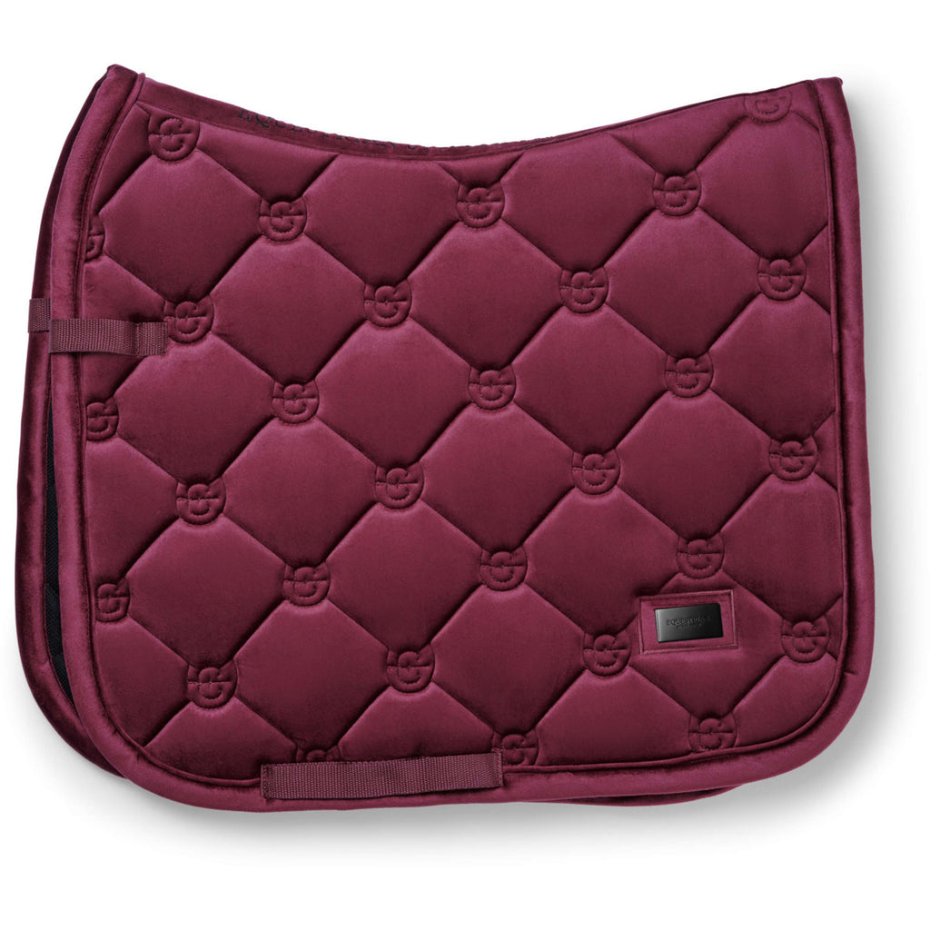Equestrian Stockholm Czaprak Aksamitny Ujeżdżeniowy Merlot