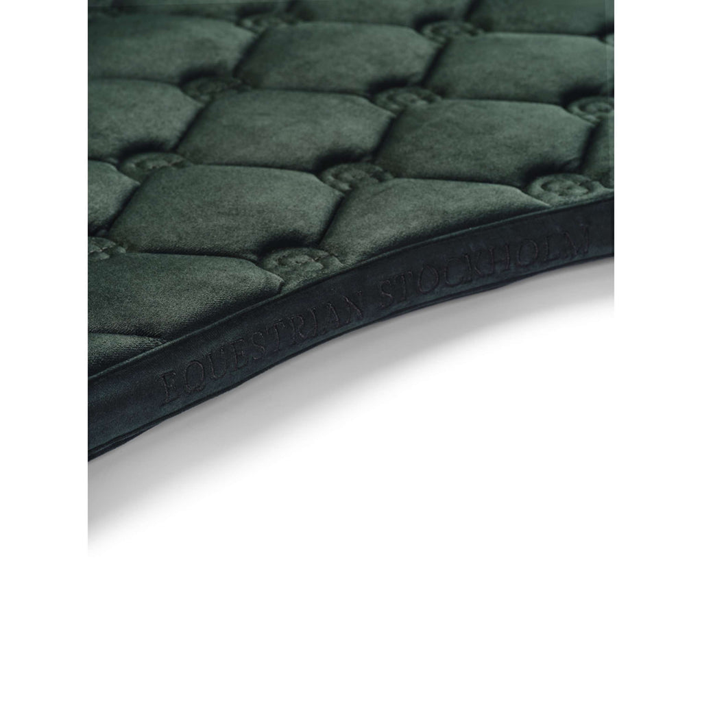 Equestrian Stockholm Czaprak Velvet Jumping Sycamore Green