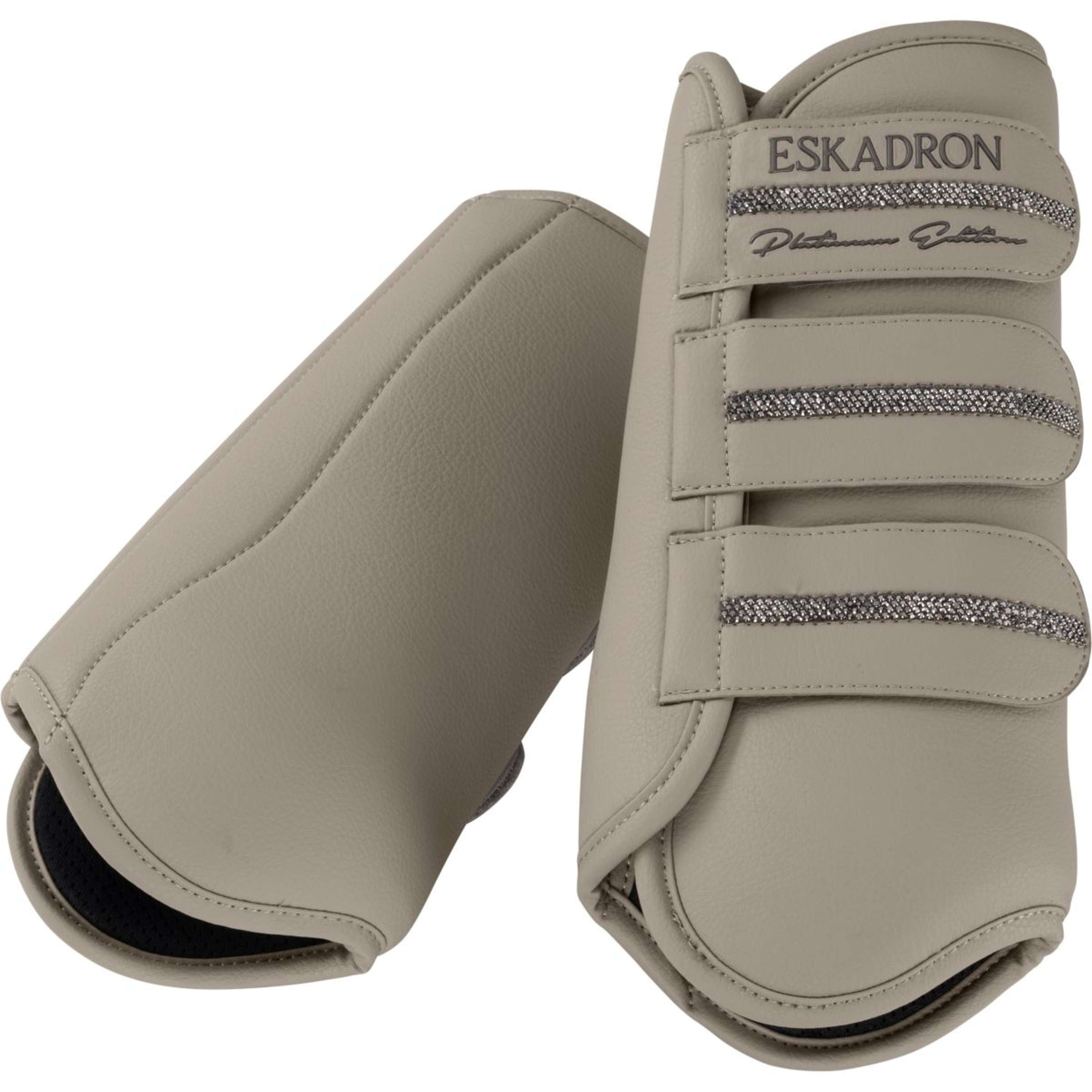 Eskadron Ochraniacze Platinum '26 Allround Faux Leather na tylne nogi Pale Grey