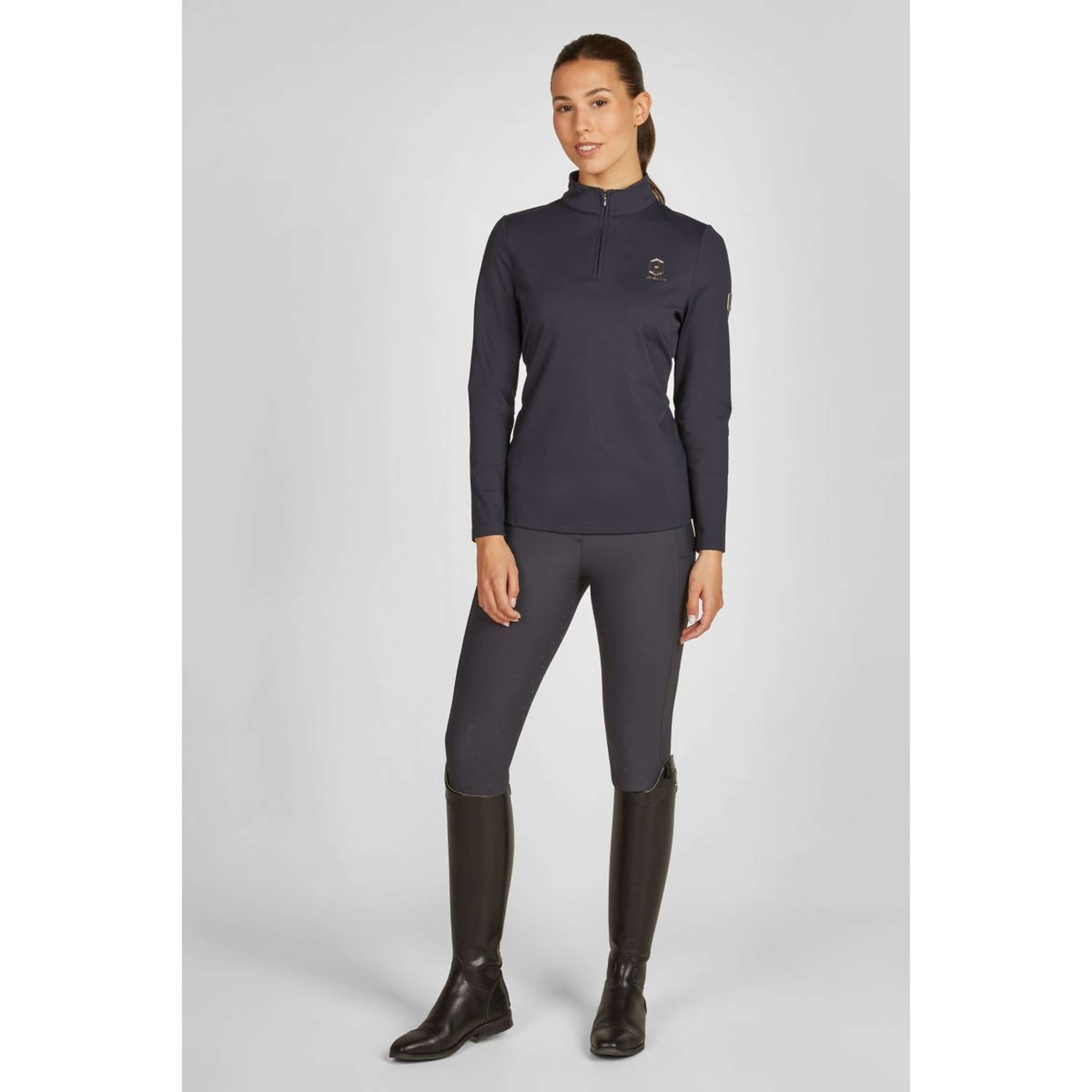 Eskadron Koszulka Heritage Half Zip Granatowy