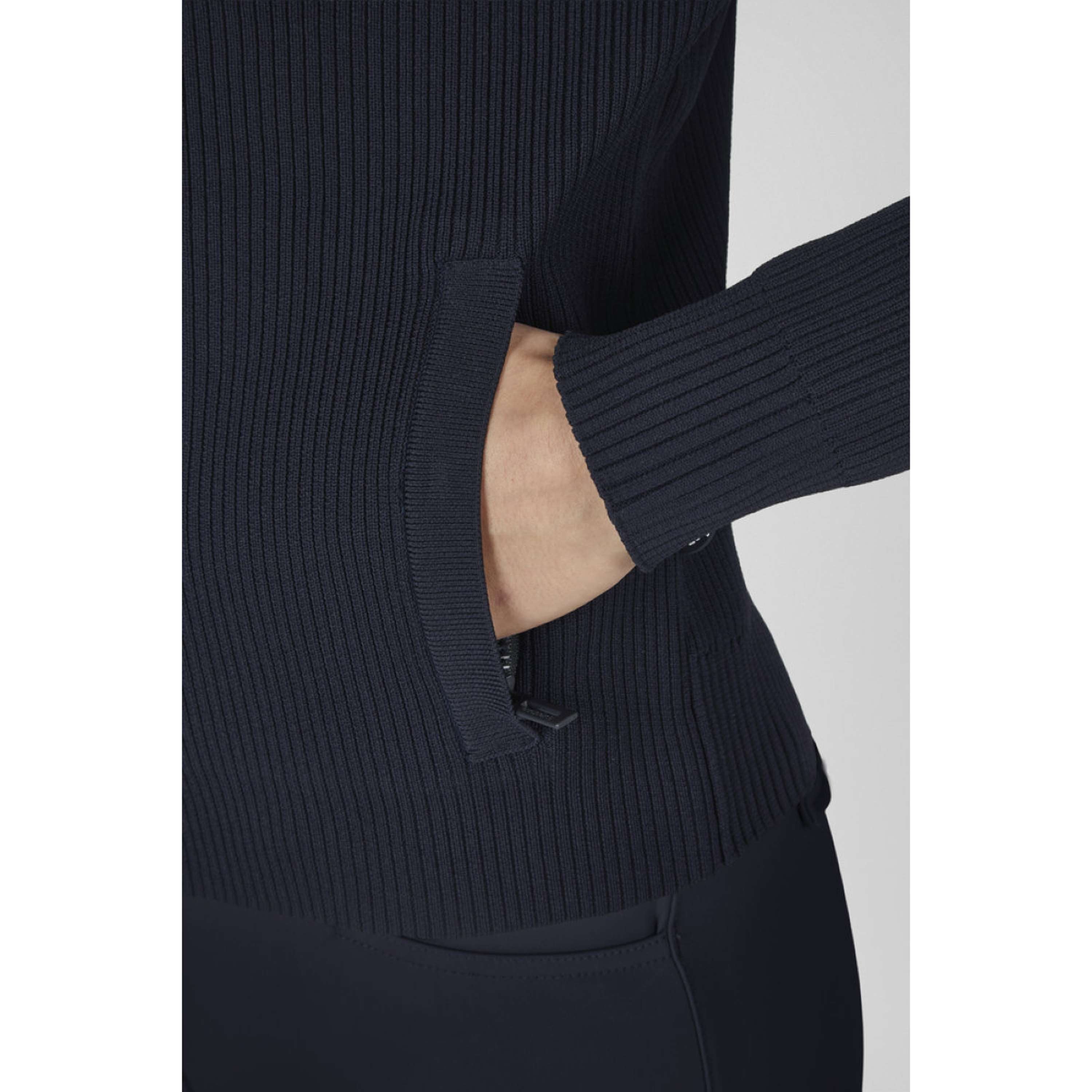 Eskadron Bluza Z Kapturem I Zamkiem Dynamics Knit Granatowy
