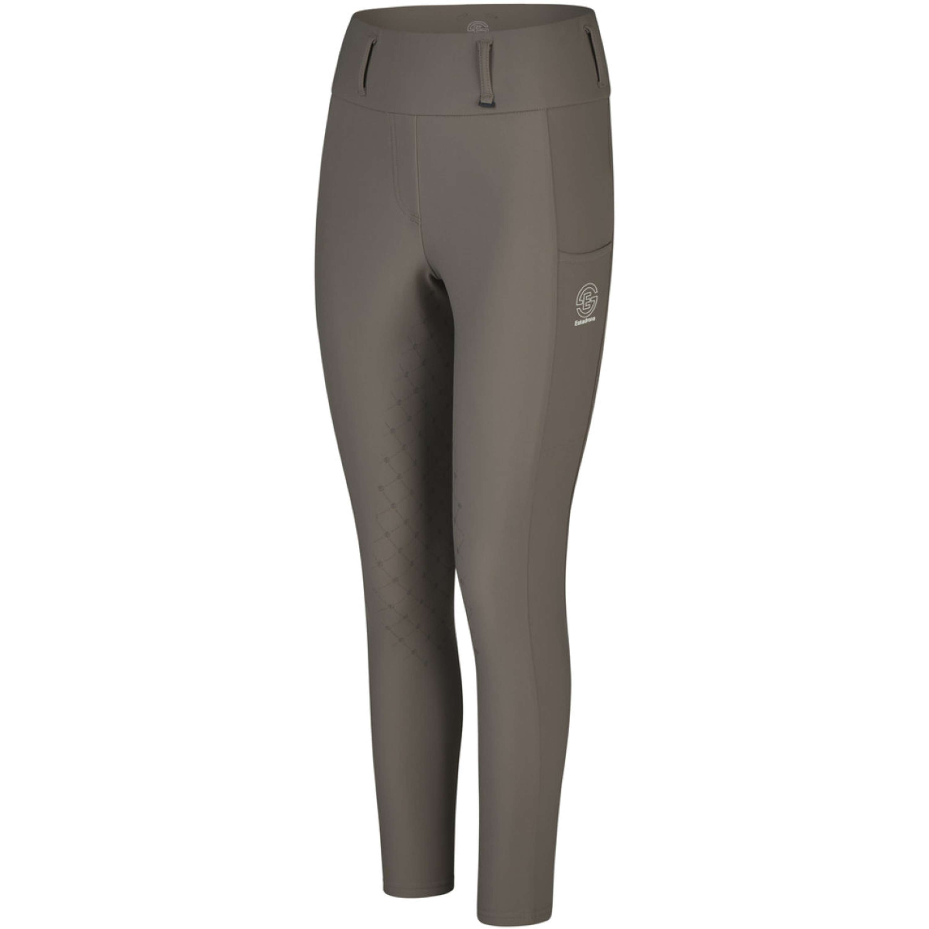 Eskadron Legginsy Jeździeckie Dynamics Cosy Full Grip Powdertaupe