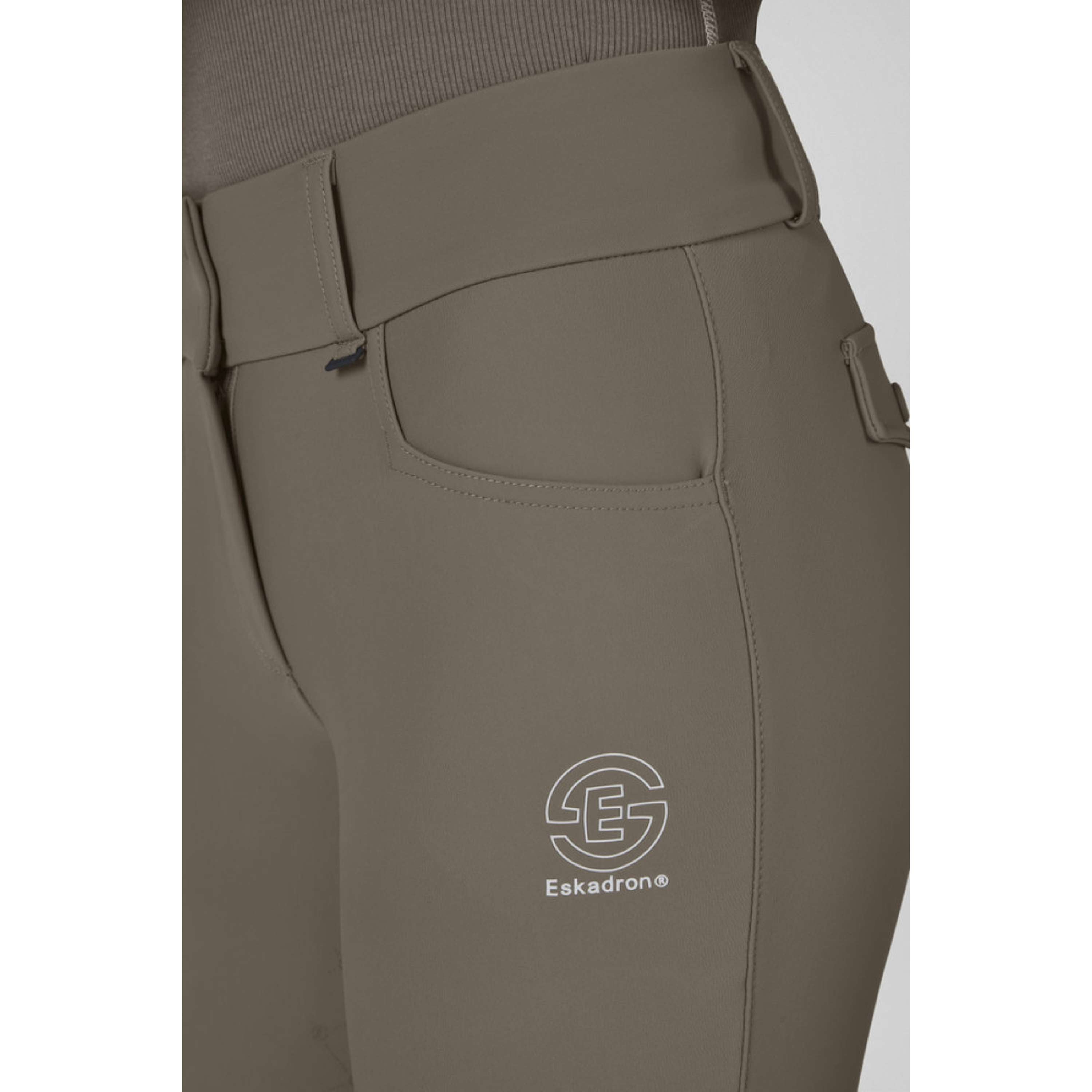 Eskadron Bryczesy Dynamics Full Grip Powdertaupe
