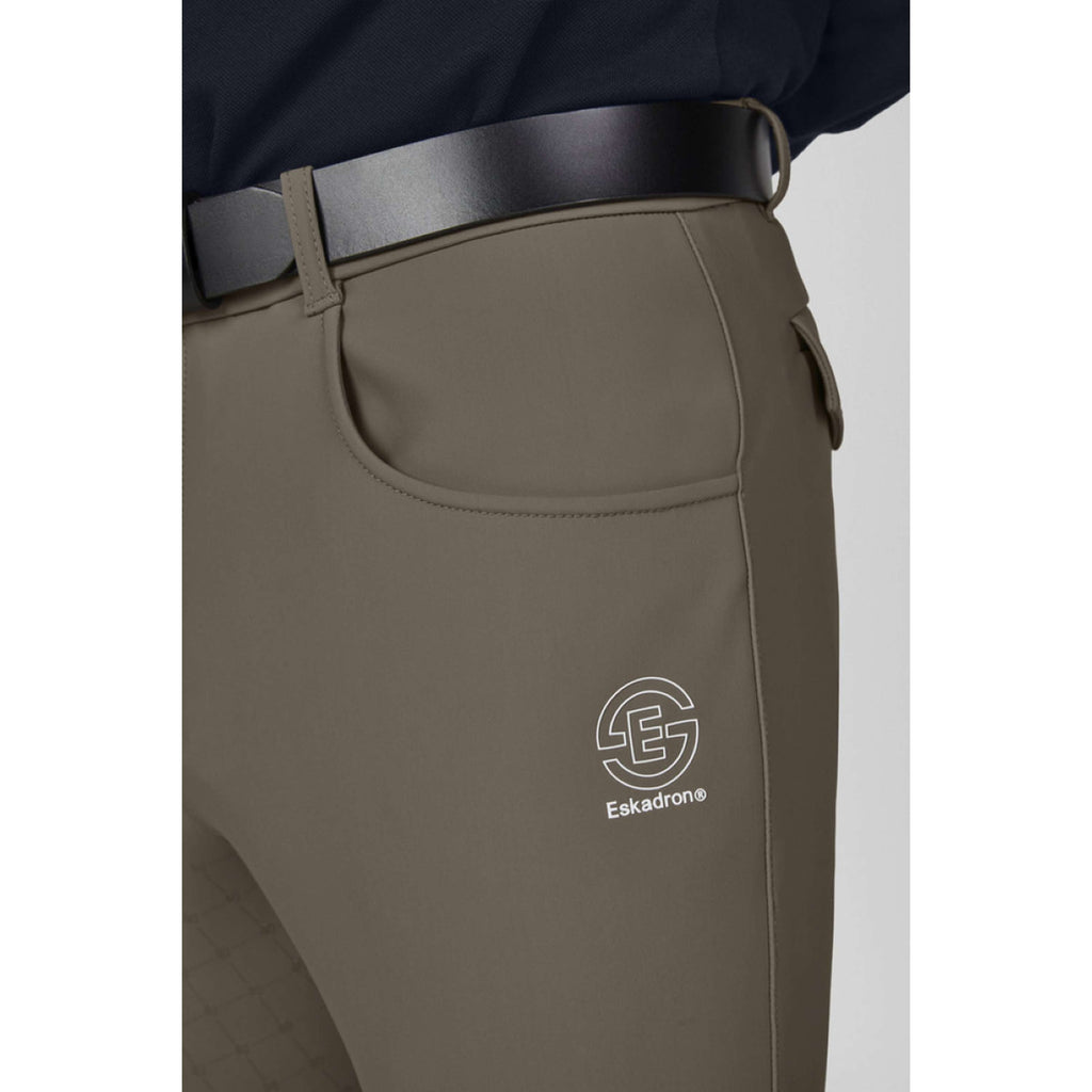 Eskadron Bryczesy Dynamics Full Grip Męski Powdertaupe