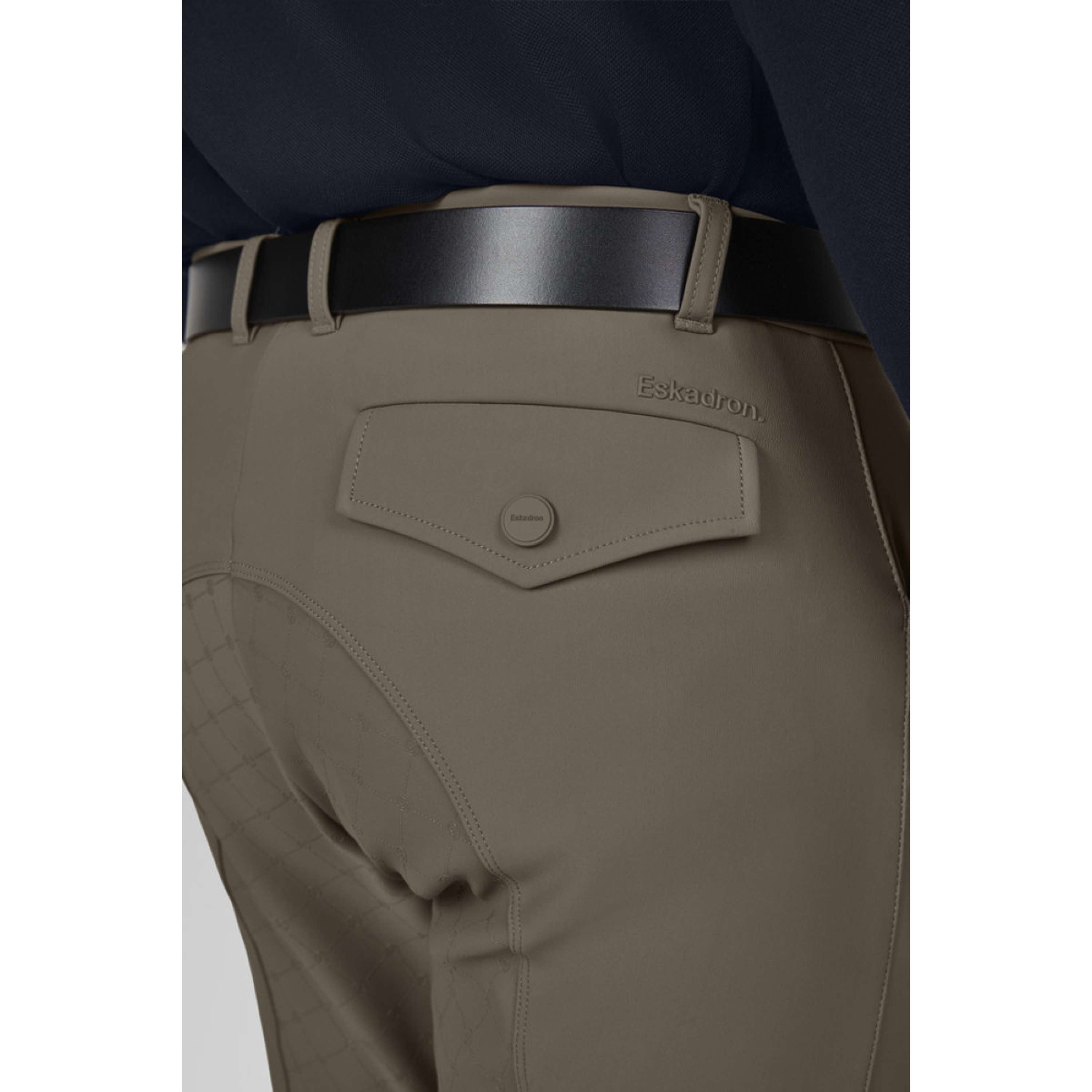 Eskadron Bryczesy Dynamics Full Grip Męski Powdertaupe