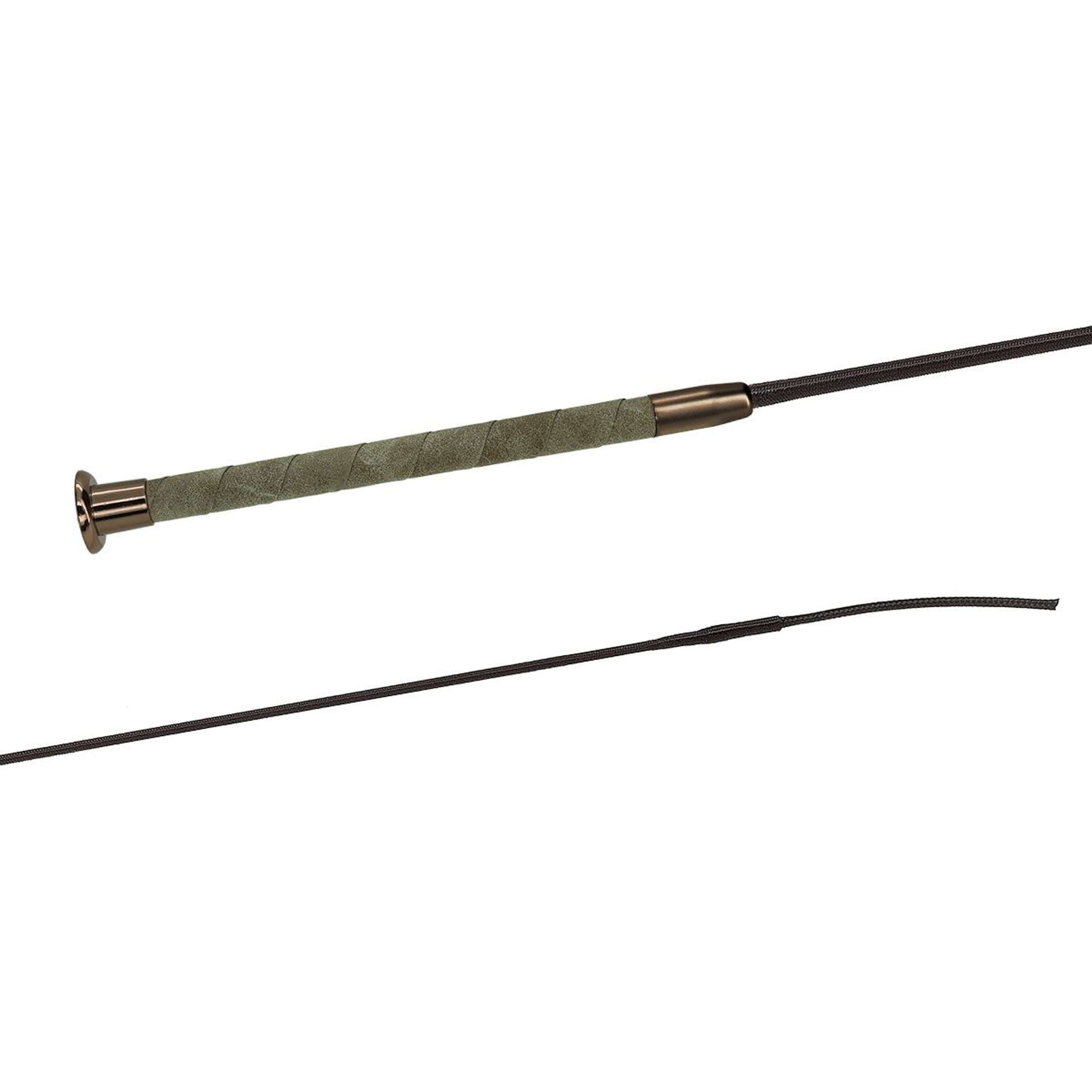 Bat ujeżdżeniowy Fleck Softex Grip brązowy