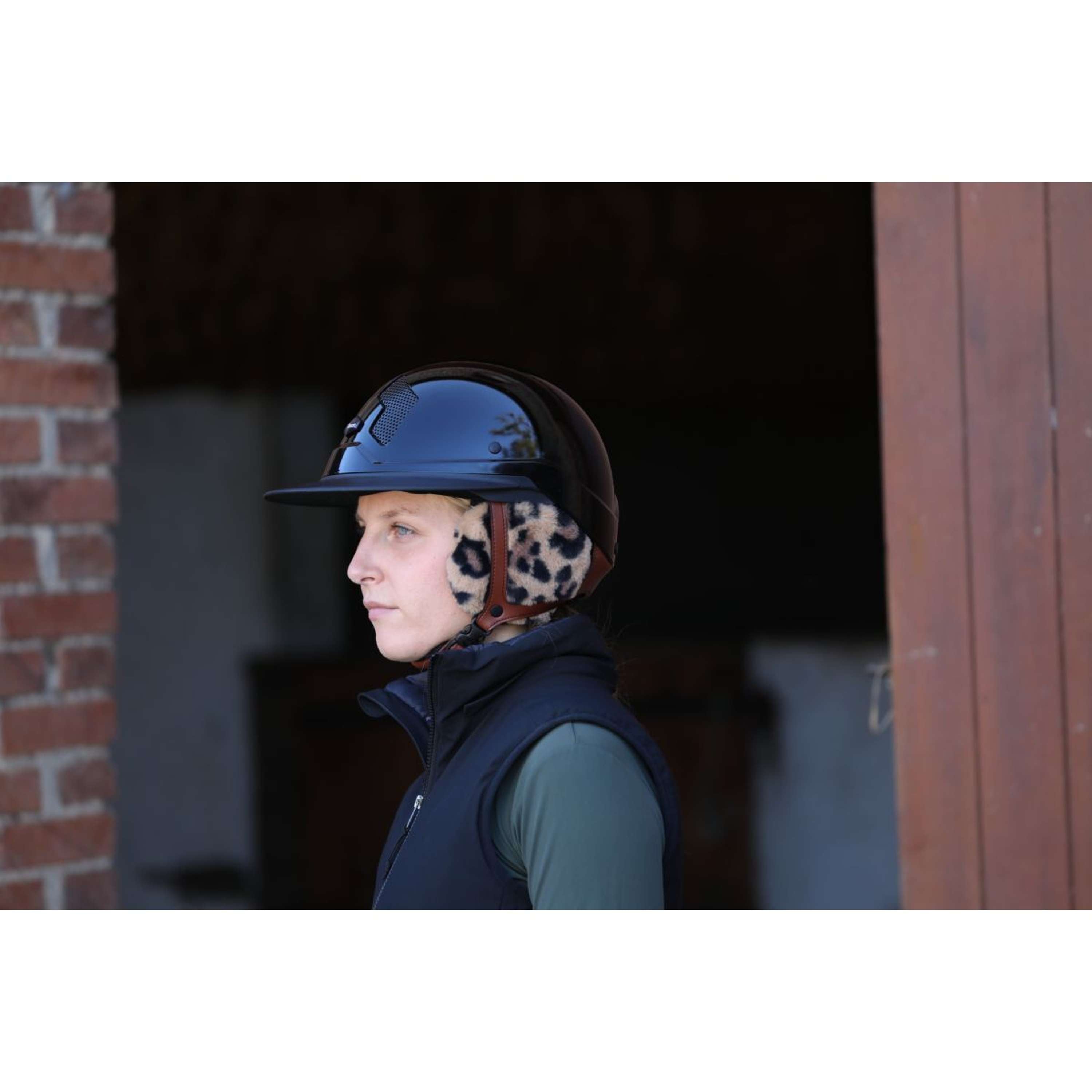 Kask jeździecki Flex-On Armet Star Mixte brązowy/czarny