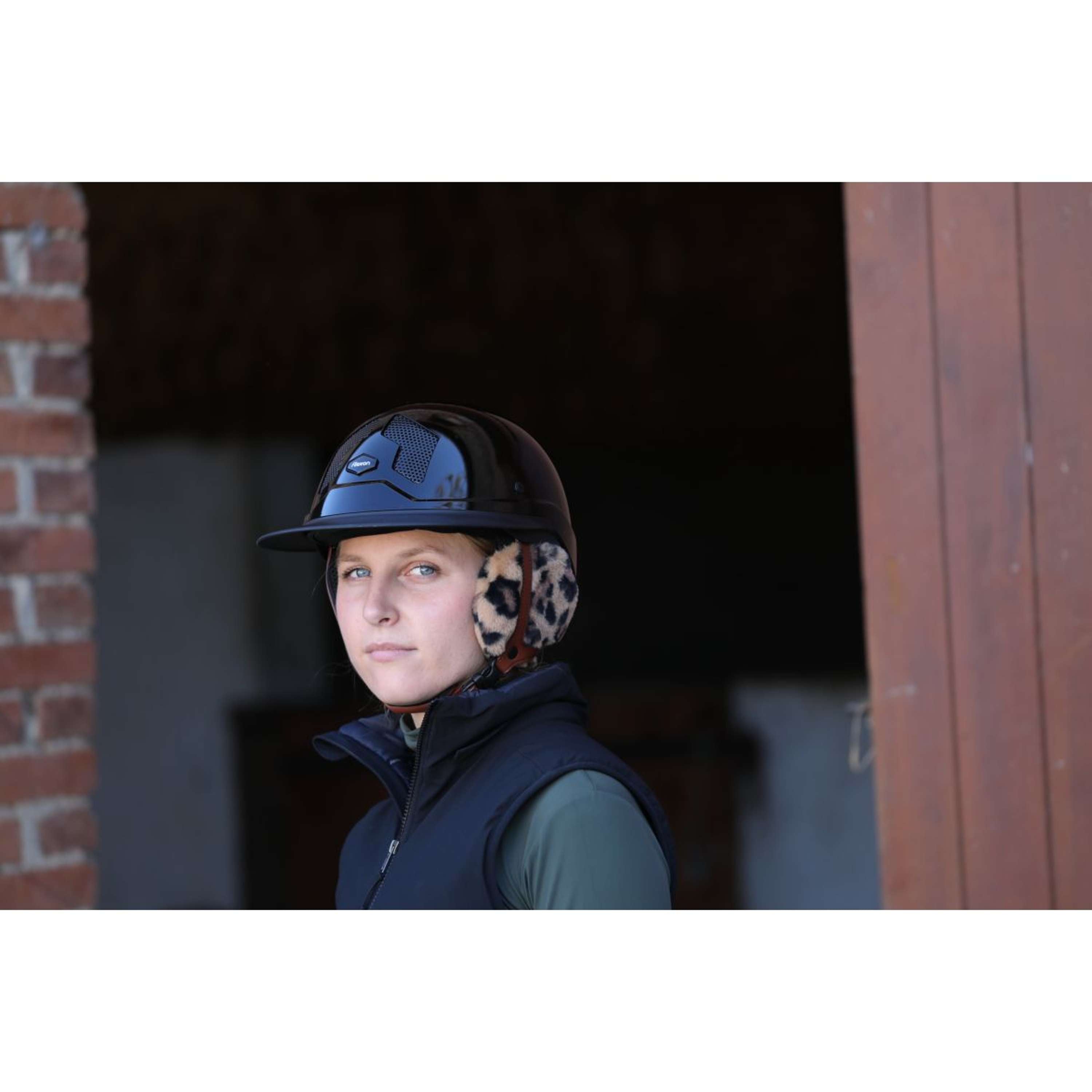 Kask jeździecki Flex-On Armet Star Mixte brązowy/czarny