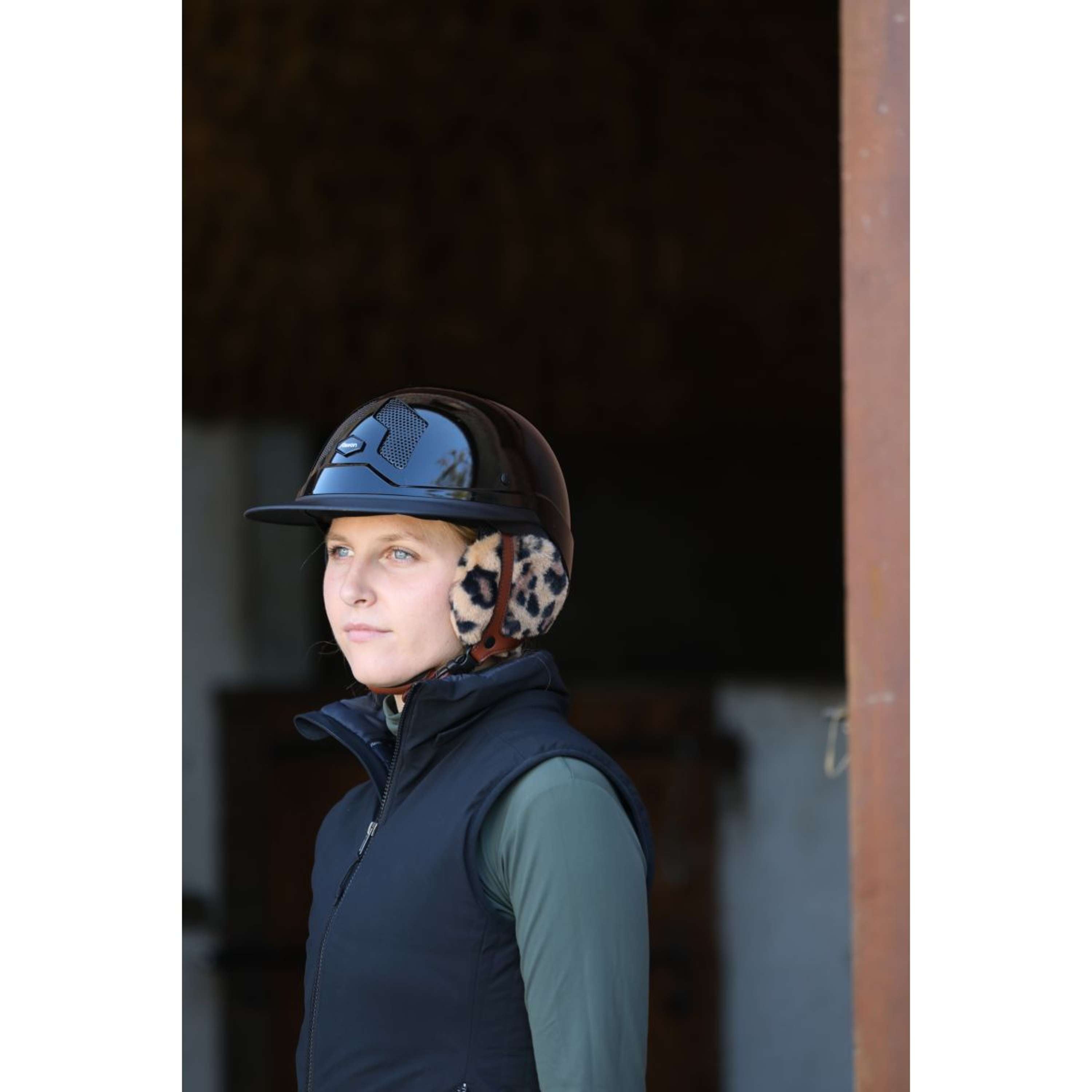 Kask jeździecki Flex-On Armet Star Mixte brązowy/czarny