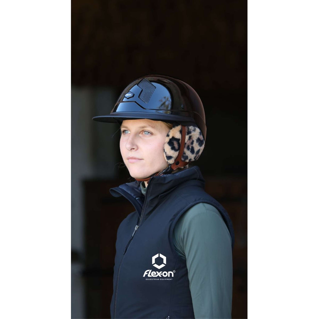 Kask jeździecki Flex-On Armet Star Mixte brązowy/czarny