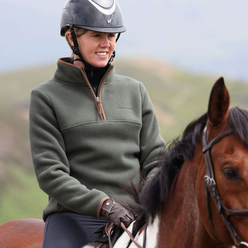 Aubrion by Shires Sweter Original Fleece Zielony