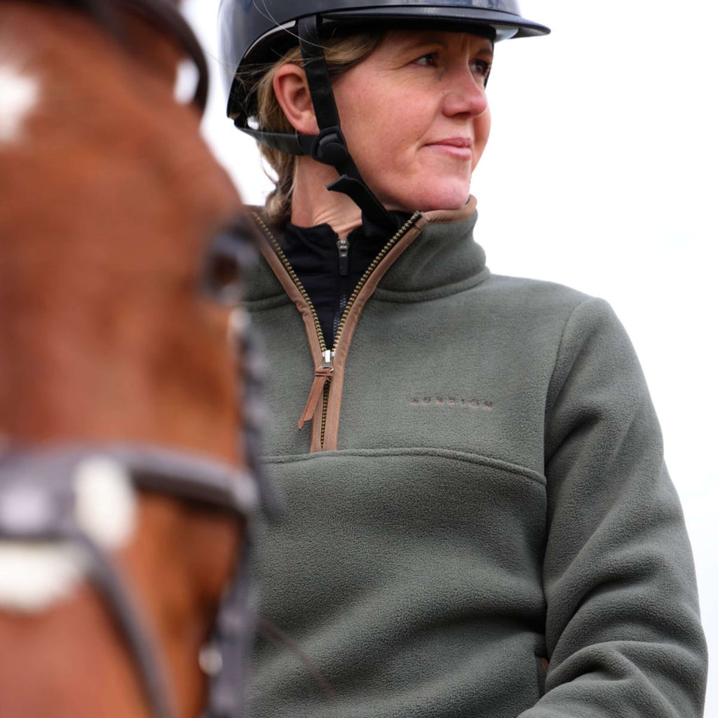 Aubrion by Shires Sweter Original Fleece Zielony
