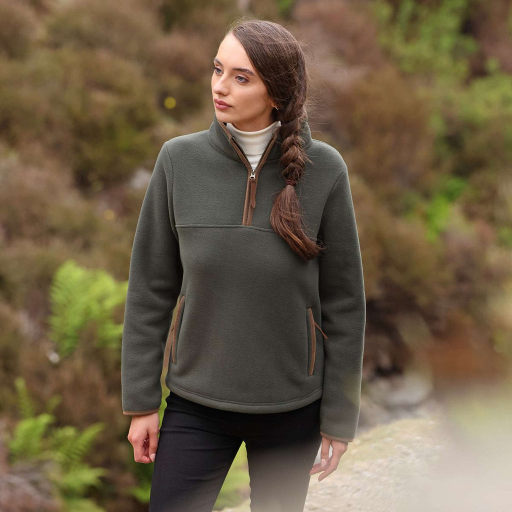 Aubrion by Shires Sweter Original Fleece Zielony