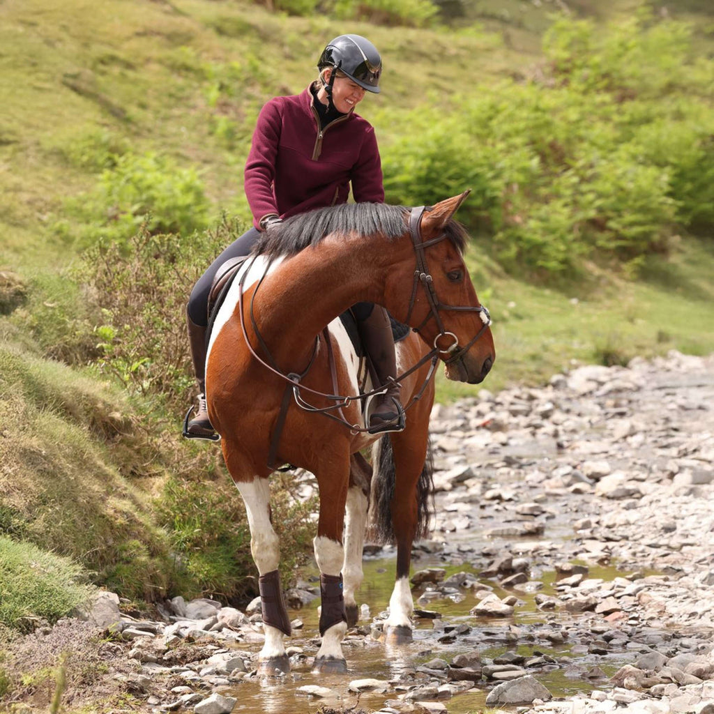 Aubrion by Shires Sweter Original Fleece Bordowy
