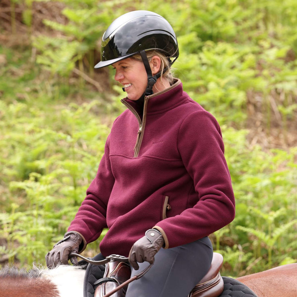Aubrion by Shires Sweter Original Fleece Bordowy