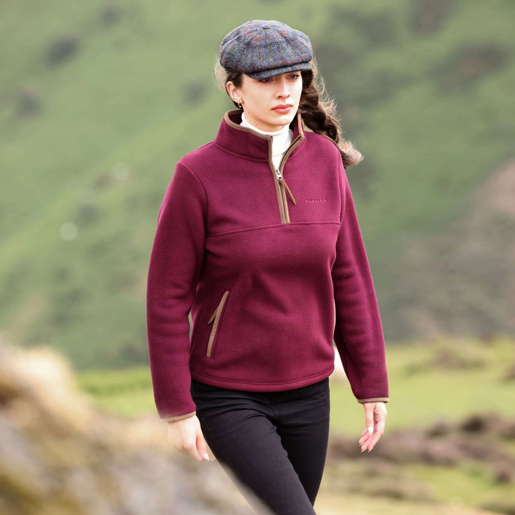 Aubrion by Shires Sweter Original Fleece Bordowy