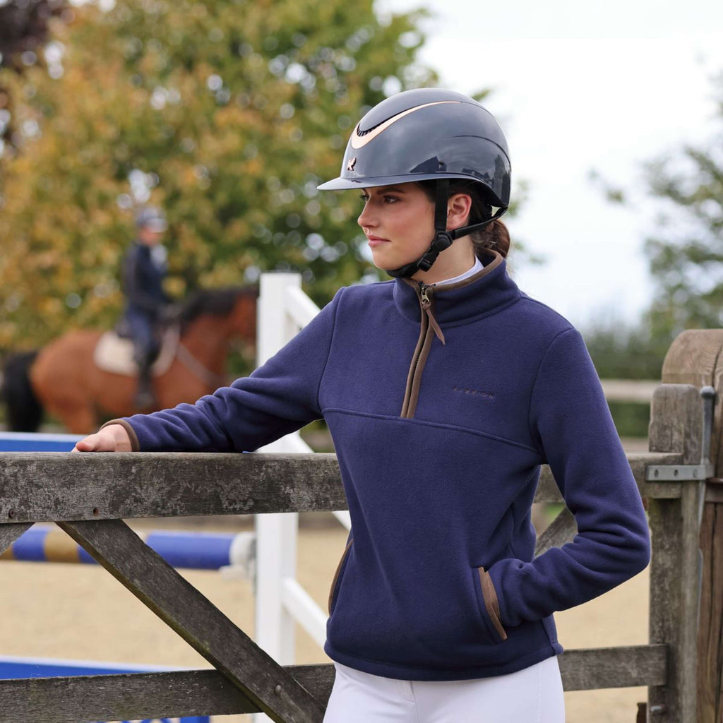Aubrion by Shires Sweter Original Fleece Granatowy