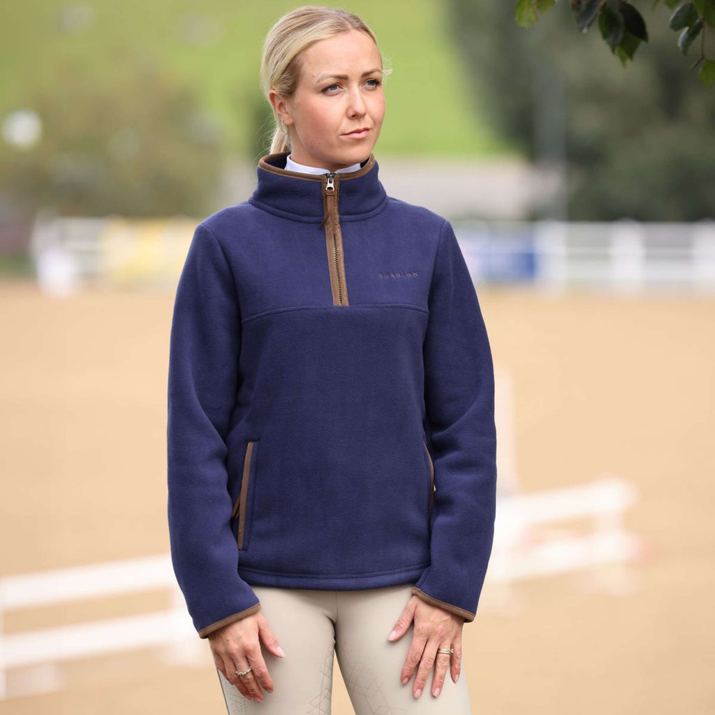 Aubrion by Shires Sweter Original Fleece Granatowy