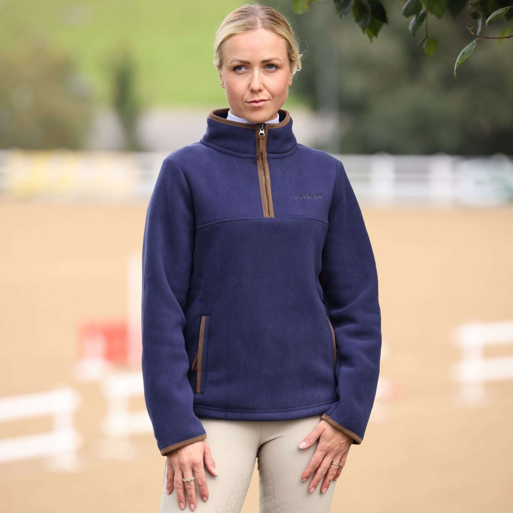 Aubrion by Shires Sweter Original Fleece Granatowy