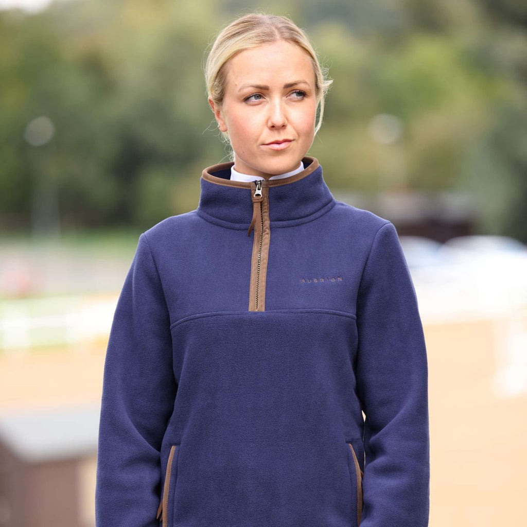 Aubrion by Shires Sweter Original Fleece Granatowy