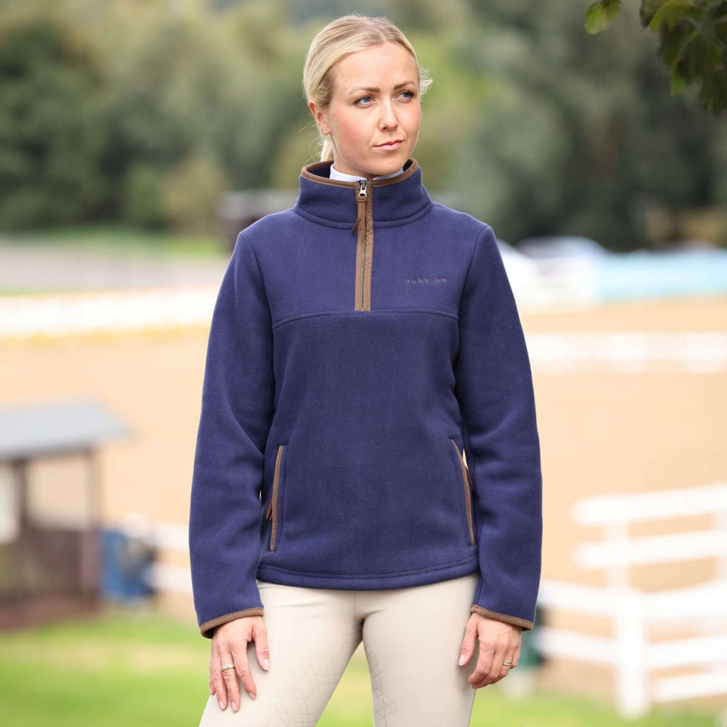 Aubrion by Shires Sweter Original Fleece Granatowy