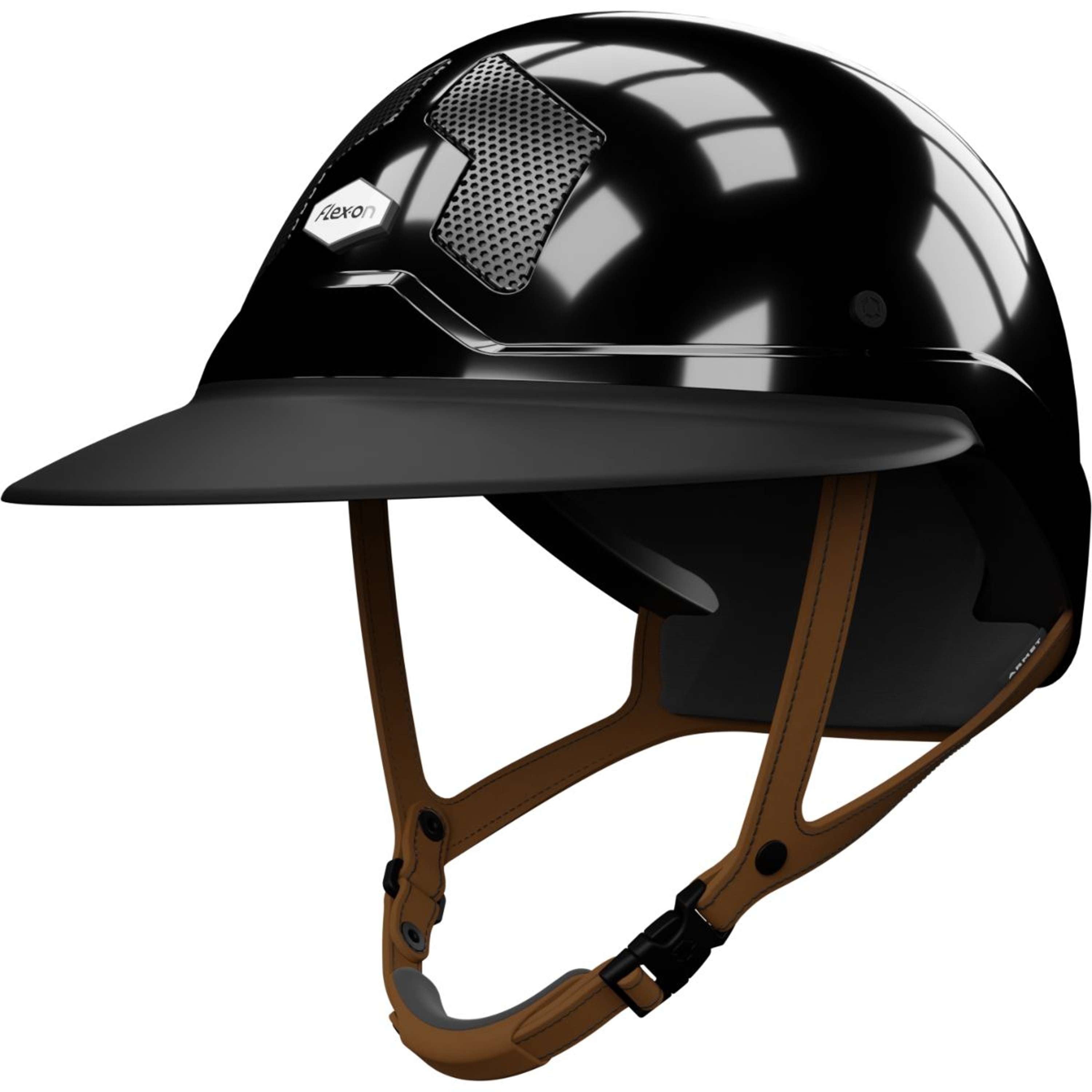 Kask jeździecki Flex-On Armet Star Angel brązowy/czarny