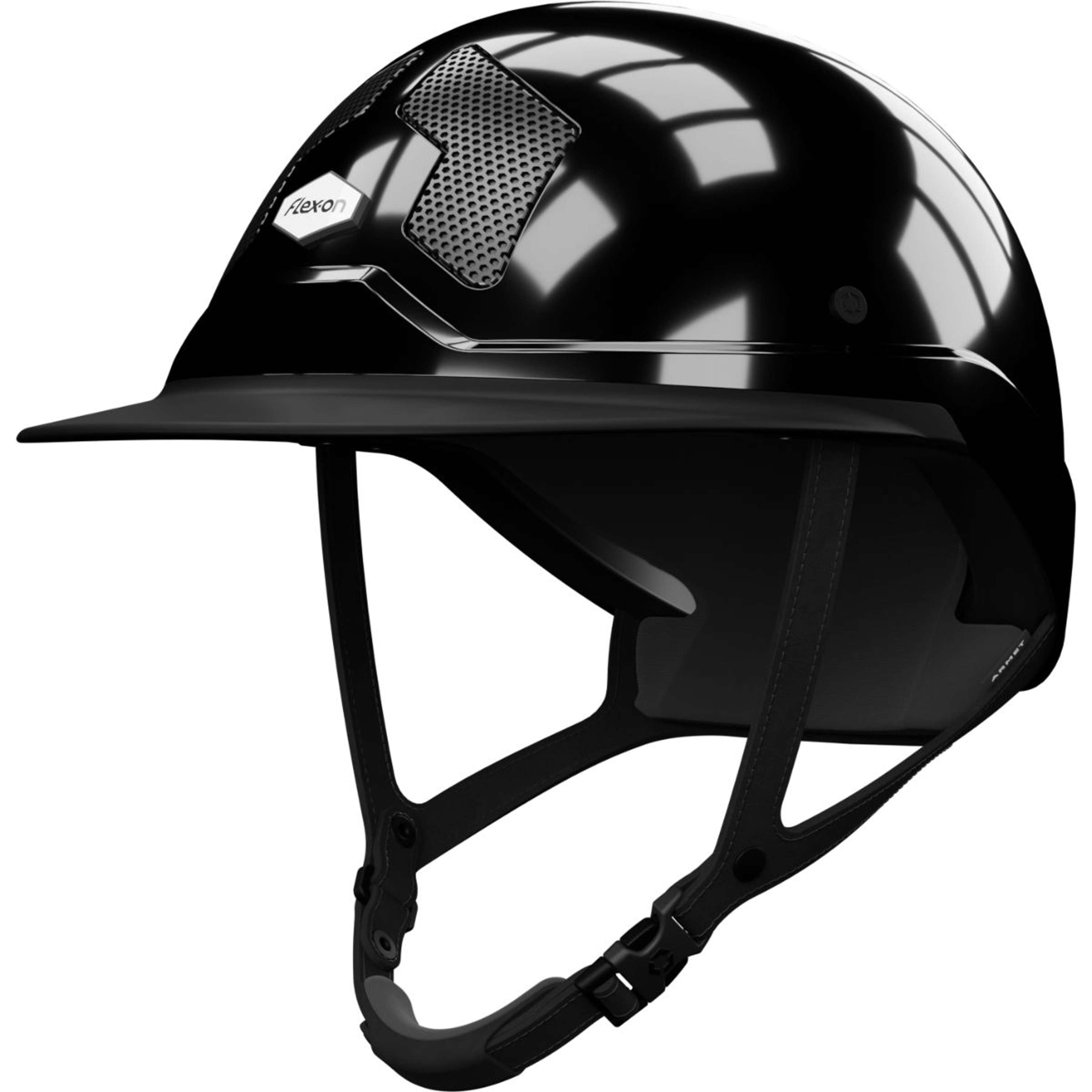 Flex-On Kask Jeździecki Armet Star Mixte Czarny