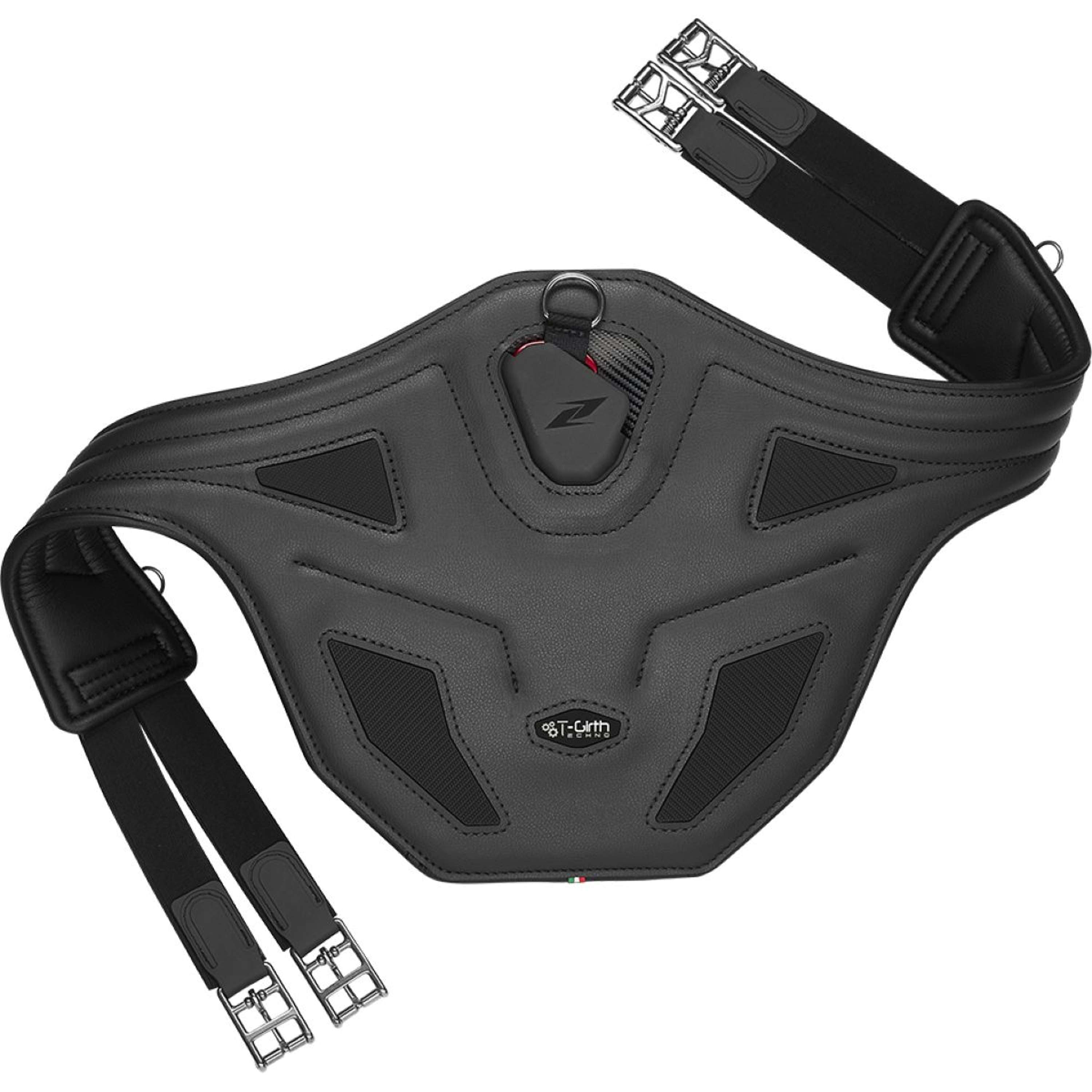 Popręg skokowy Zandonà Techno Stud czarny