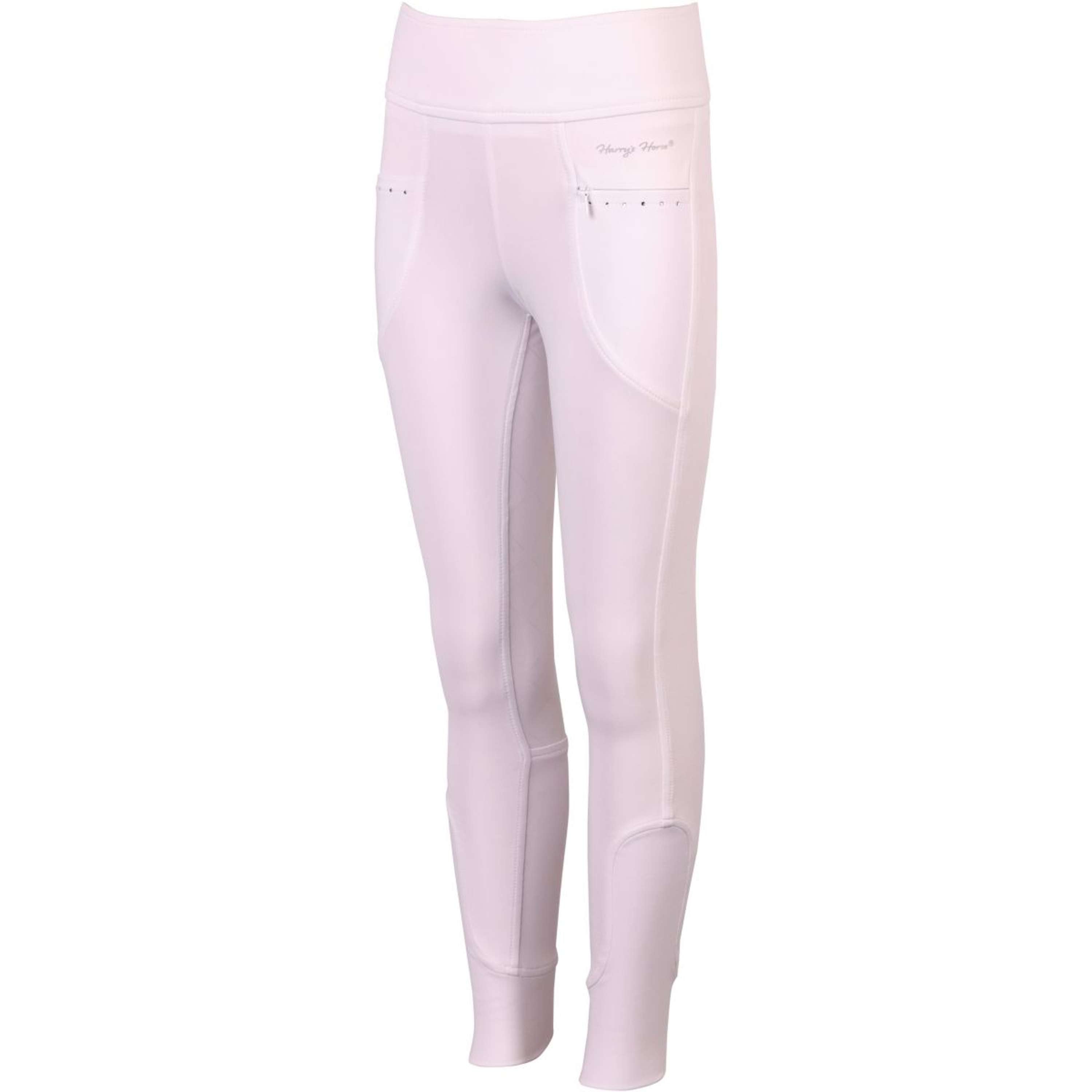 Harry's Horse Legginsy jeździeckie Equitights Rookie Full Grip białe