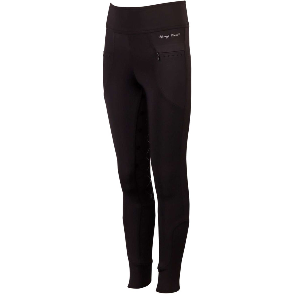 Harry's Horse Leginsy Jeździeckie Equitights Rookie Full Grip Czarne