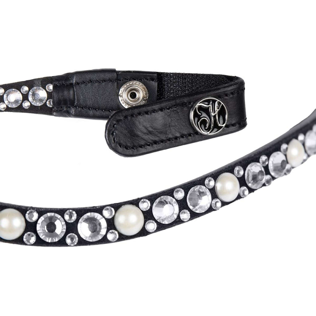Harry's Horse Naczółek Diamond Pearl Srebrny