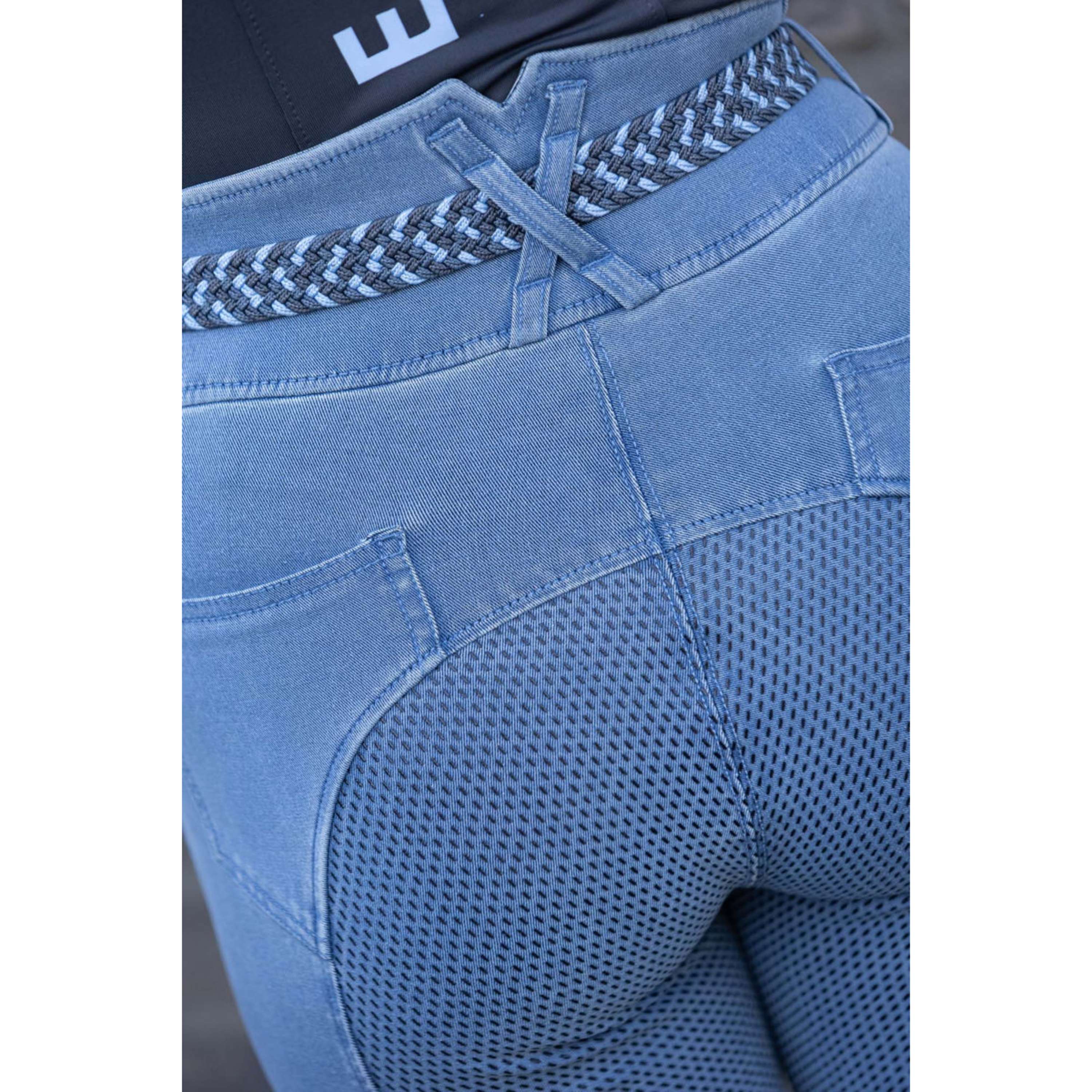 Harry's Horse Bryczesy Trendy Denim Full Grip Flint Stone