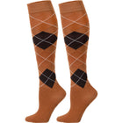 Harry's Horse Skarpety Jeździeckie Argyle Mocha-Bisque