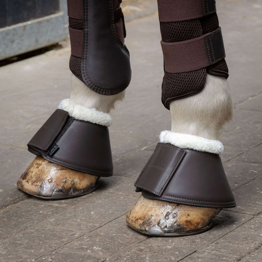 Harry's Horse Kaloszki Excellent Faux Fur Brązowe