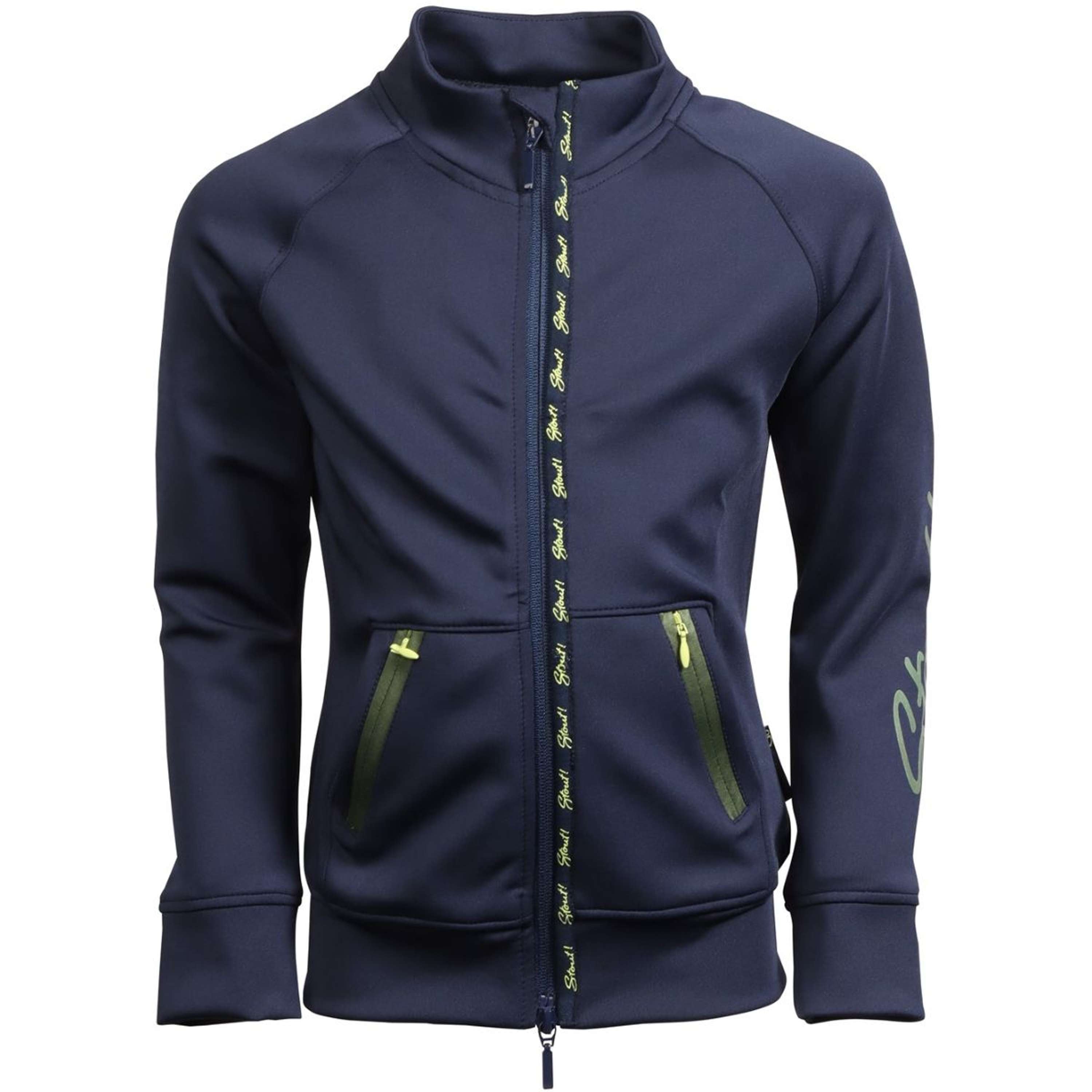 Harry's Horse Bluza Z Kapturem I Zamkiem STOUT! Lime Granatowy