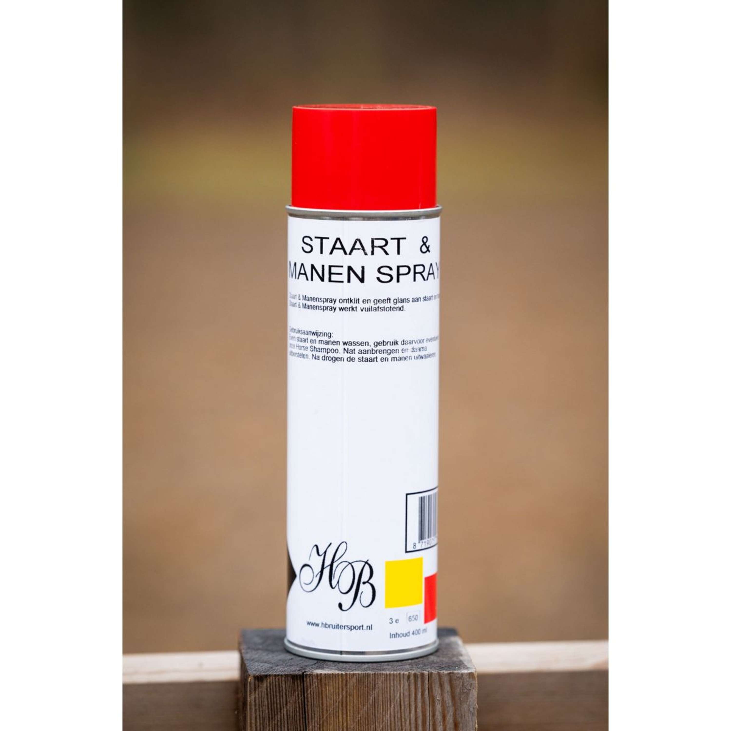 HB Ruitersport Spray do grzywy i ogona biały czerwony