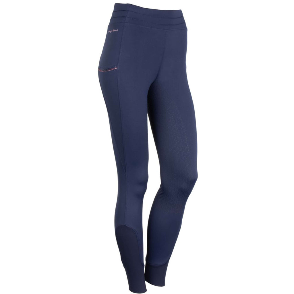 Harry's Horse Legginsy jeździeckie Equitights Denici Cavalli Purple Passion Full Grip Peacoat