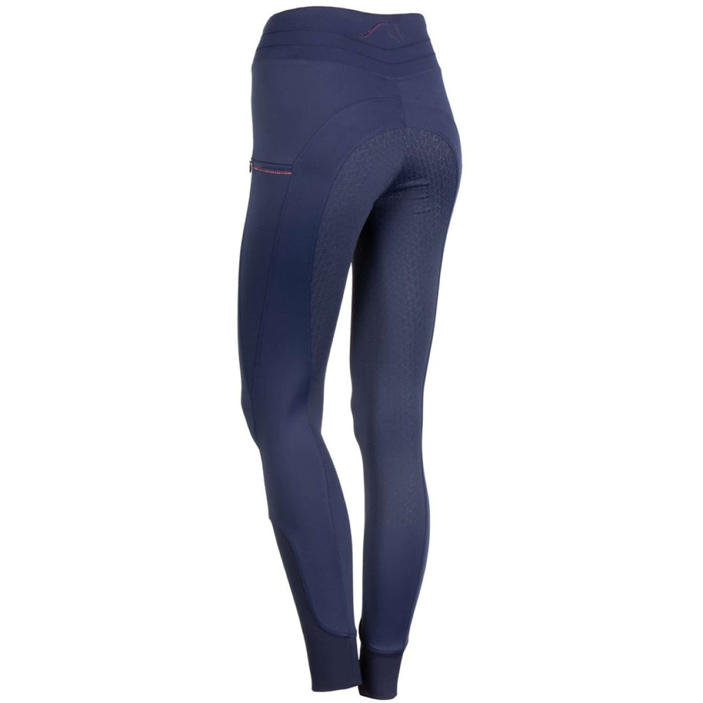 Harry's Horse Legginsy jeździeckie Equitights Denici Cavalli Purple Passion Full Grip Peacoat