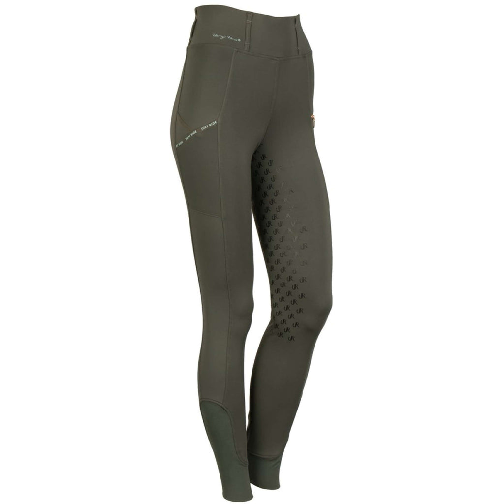 Harry's Horse Legginsy jeździeckie Equitights Just Ride Summer Chique z pełnym lejem silikonowym Kambaba