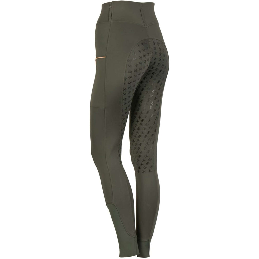 Harry's Horse Legginsy jeździeckie Equitights Just Ride Summer Chique z pełnym lejem silikonowym Kambaba