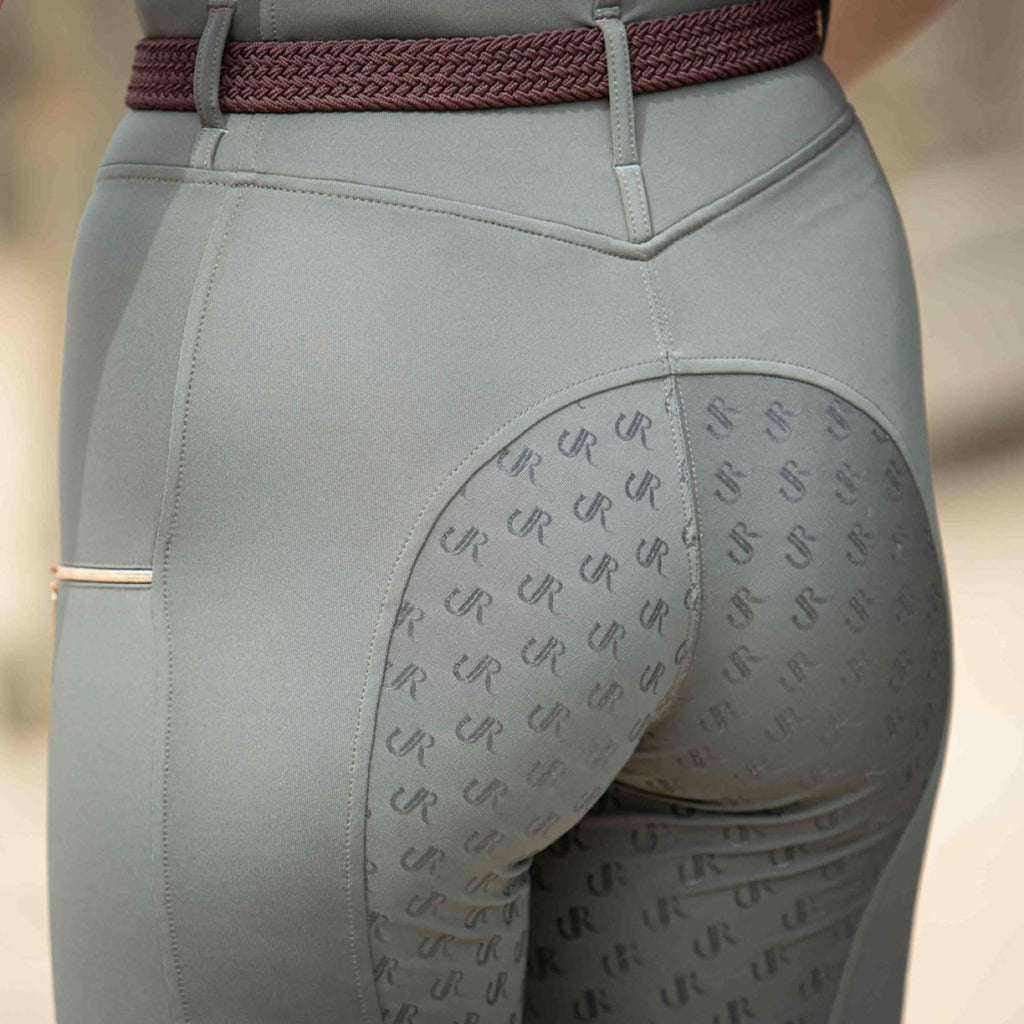 Harry's Horse Legginsy jeździeckie Equitights Just Ride Summer Chique z pełnym lejem silikonowym Kambaba
